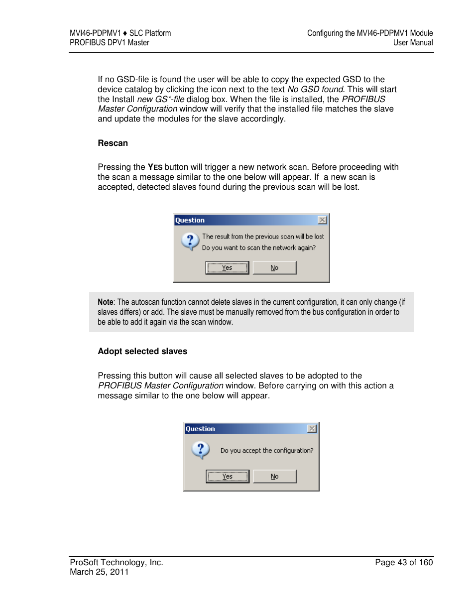 ProSoft Technology MVI46-PDPMV1 User Manual | Page 43 / 160