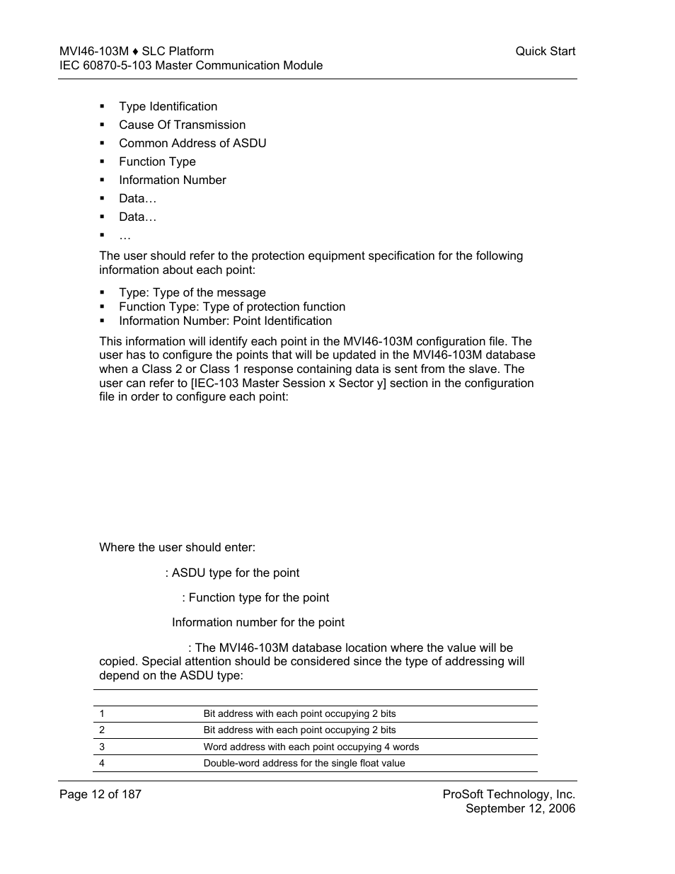 ProSoft Technology MVI46-103M User Manual | Page 12 / 187
