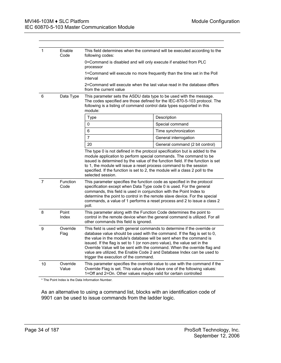 ProSoft Technology MVI46-103M User Manual | Page 34 / 187