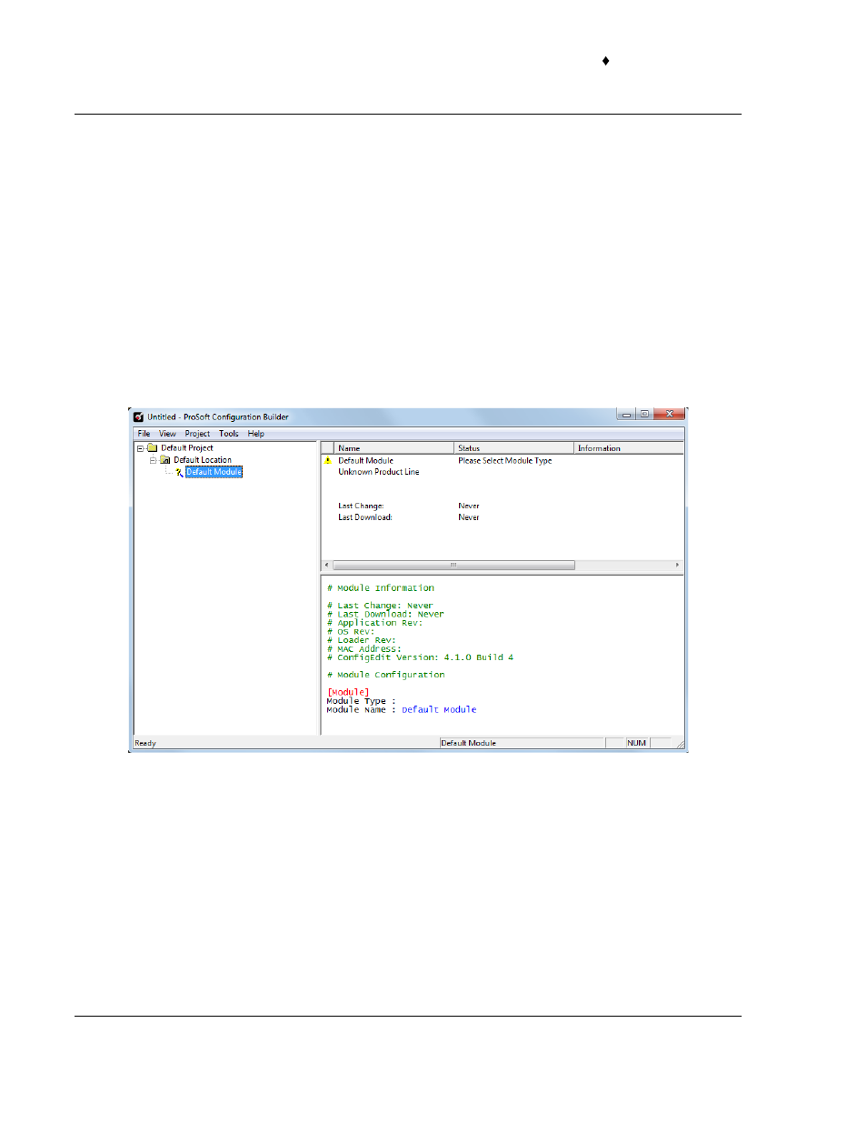 1 using prosoft configuration builder, 1 creating a project, Using prosoft configuration builder | Creating a project | ProSoft Technology PTQ-104C User Manual | Page 38 / 136
