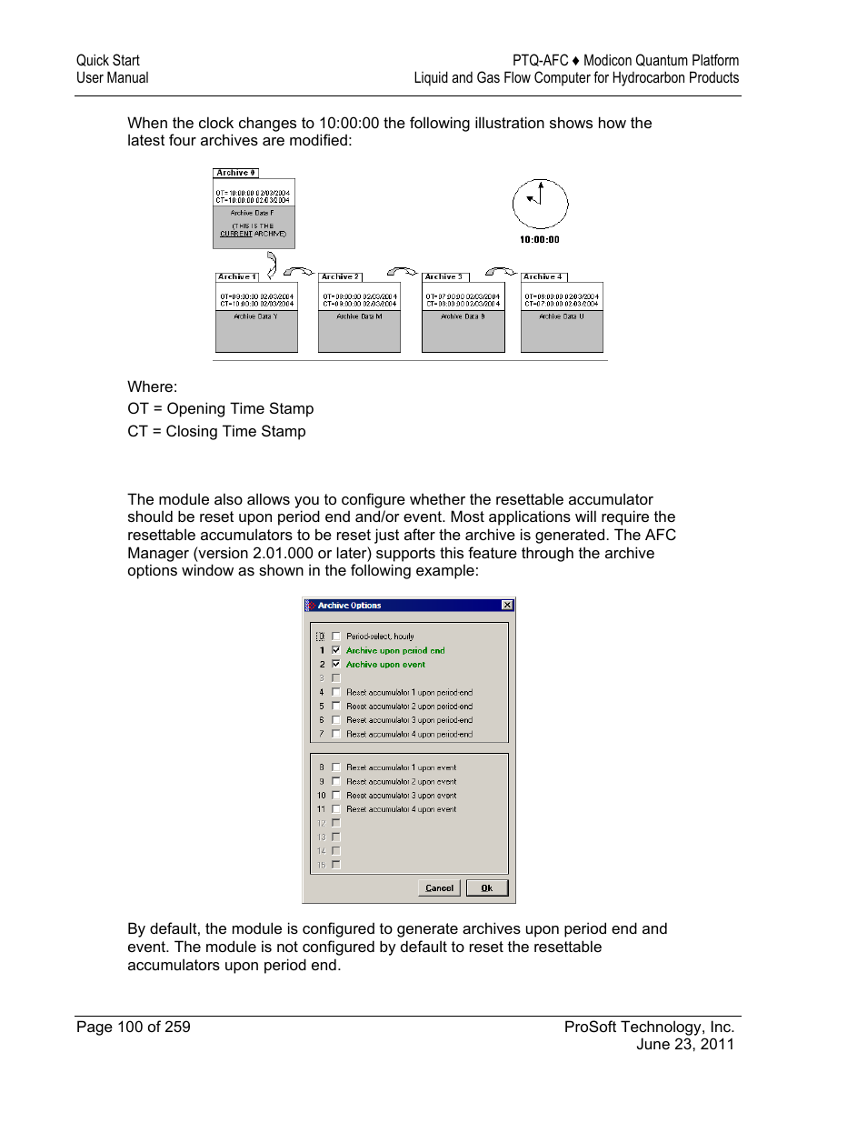 ProSoft Technology PTQ-AFC User Manual | Page 100 / 259