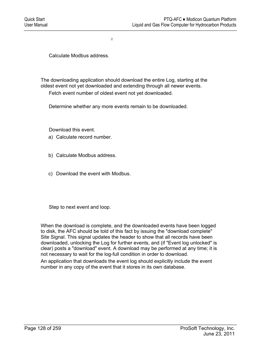 ProSoft Technology PTQ-AFC User Manual | Page 128 / 259