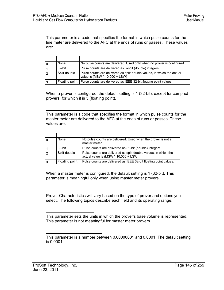 ProSoft Technology PTQ-AFC User Manual | Page 145 / 259