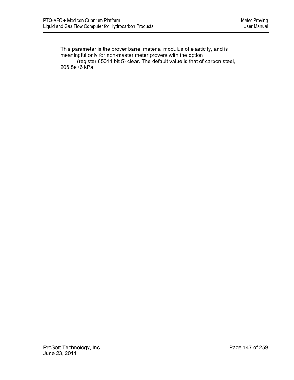 ProSoft Technology PTQ-AFC User Manual | Page 147 / 259