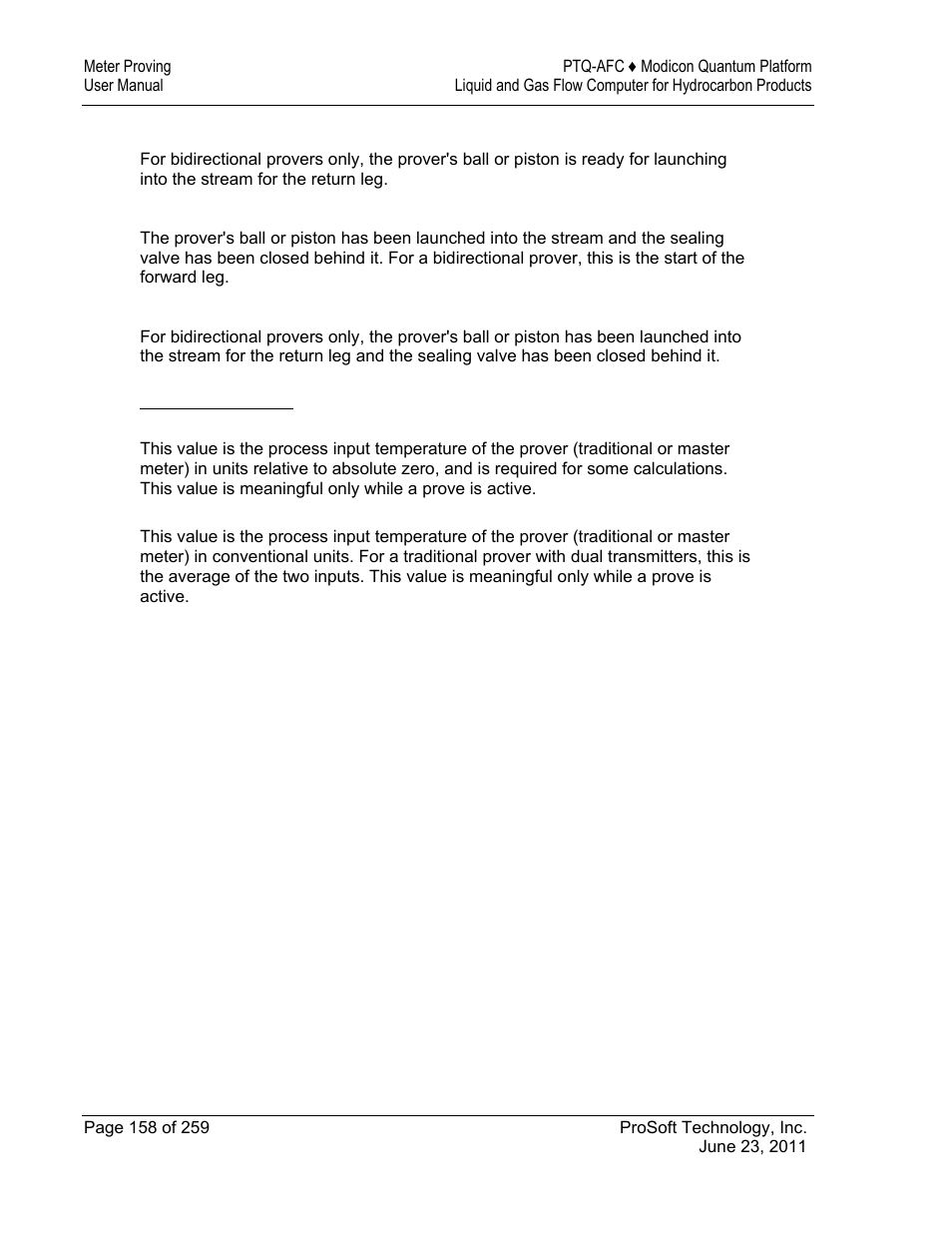 ProSoft Technology PTQ-AFC User Manual | Page 158 / 259
