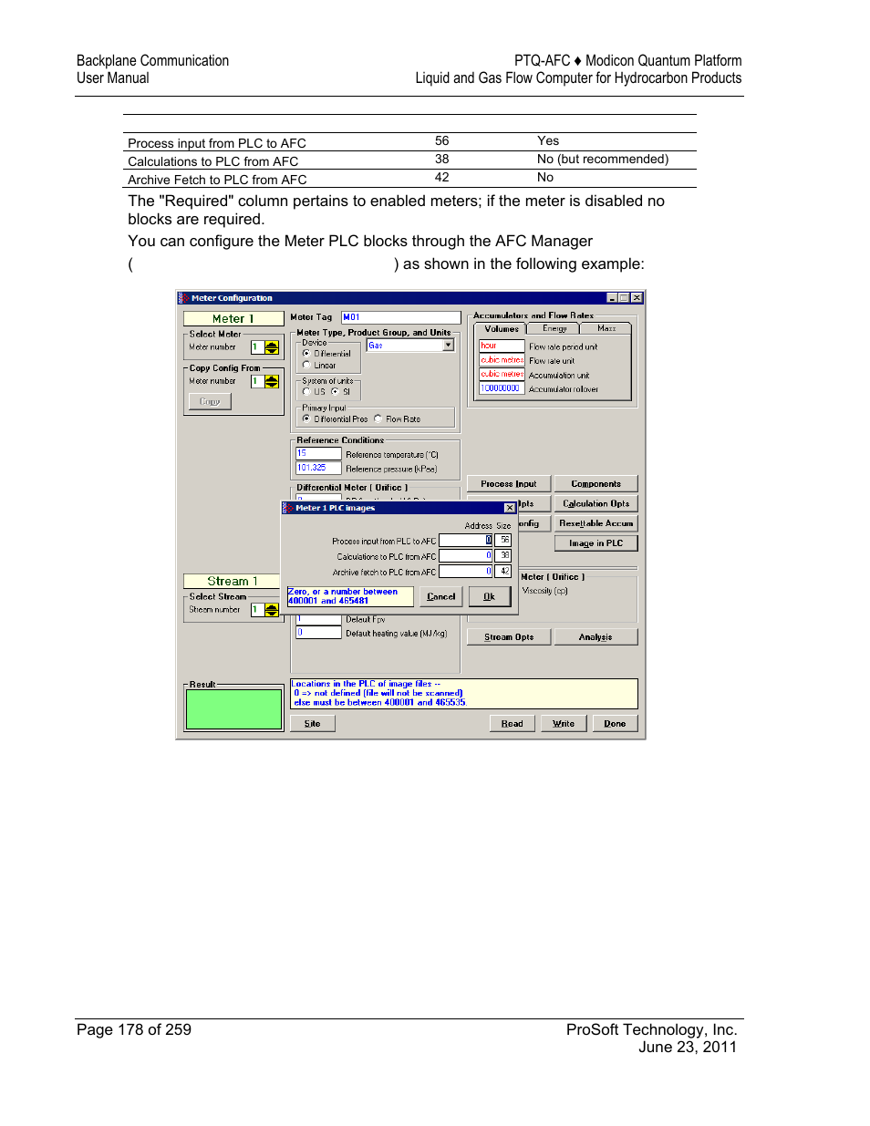 ProSoft Technology PTQ-AFC User Manual | Page 178 / 259