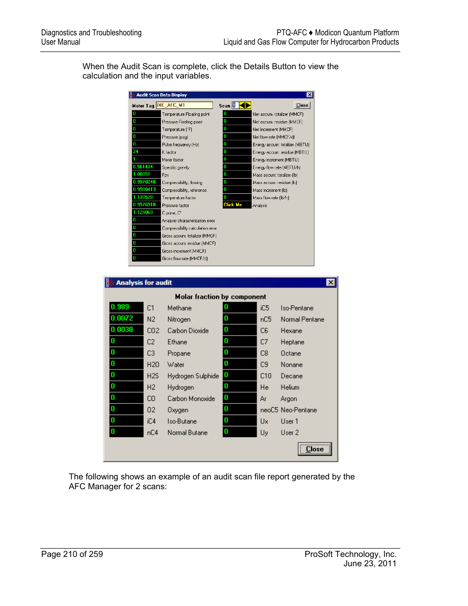 ProSoft Technology PTQ-AFC User Manual | Page 210 / 259