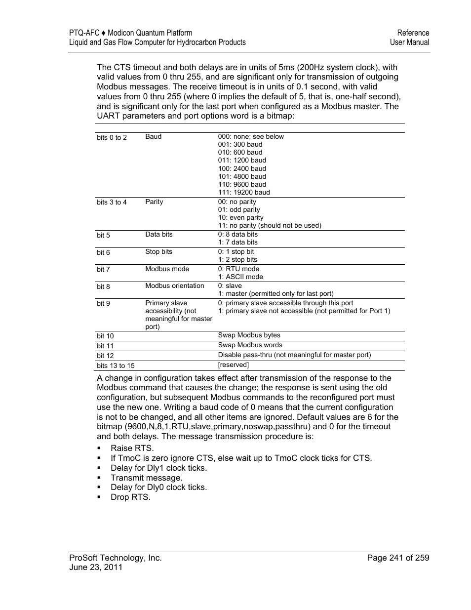 ProSoft Technology PTQ-AFC User Manual | Page 241 / 259