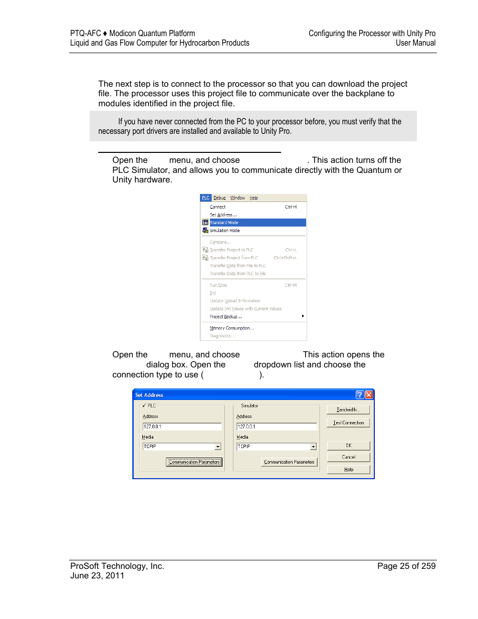 ProSoft Technology PTQ-AFC User Manual | Page 25 / 259