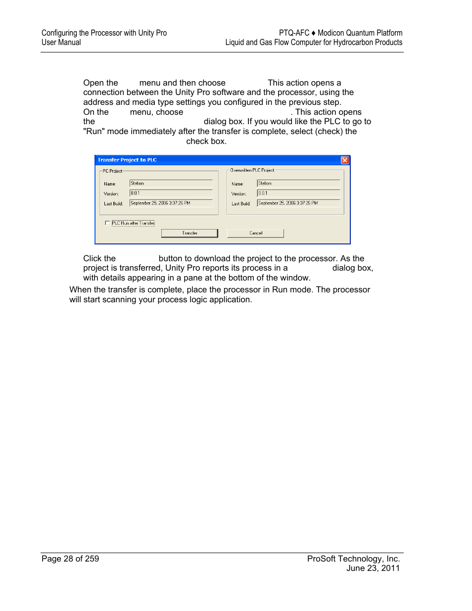 ProSoft Technology PTQ-AFC User Manual | Page 28 / 259