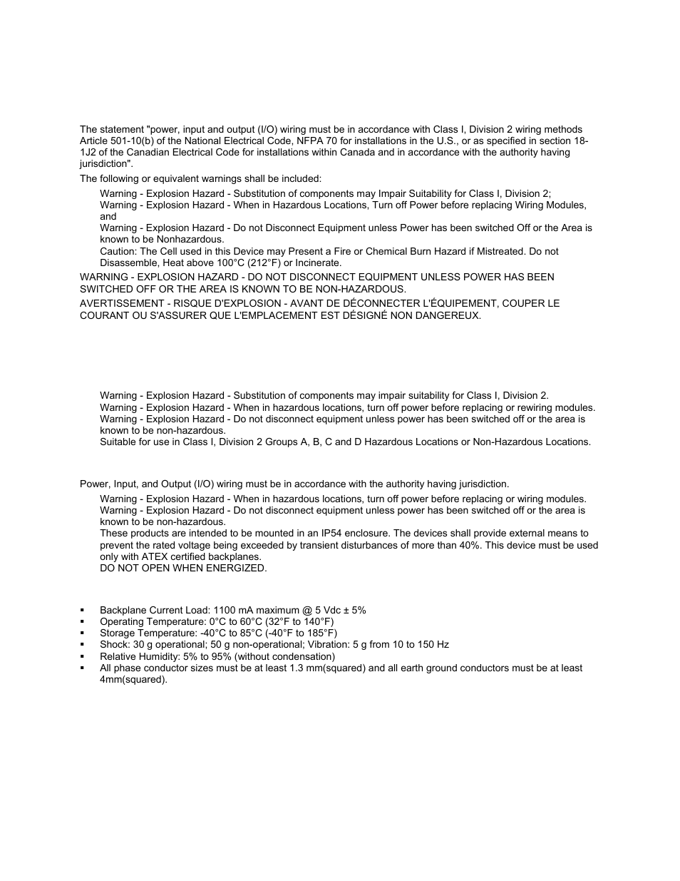 Information for protalk, Product users, Warnings | ProSoft Technology PTQ-AFC User Manual | Page 3 / 259