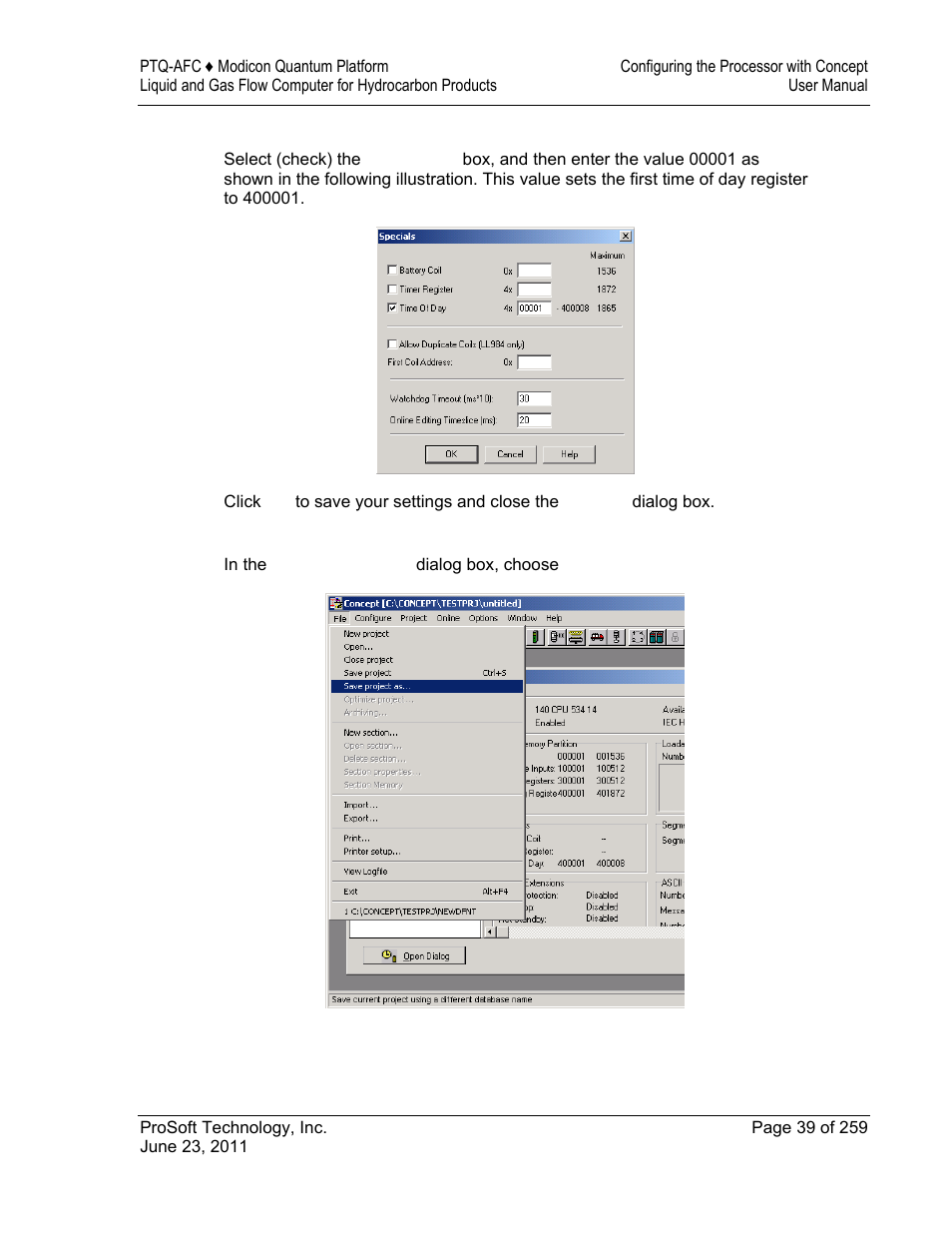 ProSoft Technology PTQ-AFC User Manual | Page 39 / 259