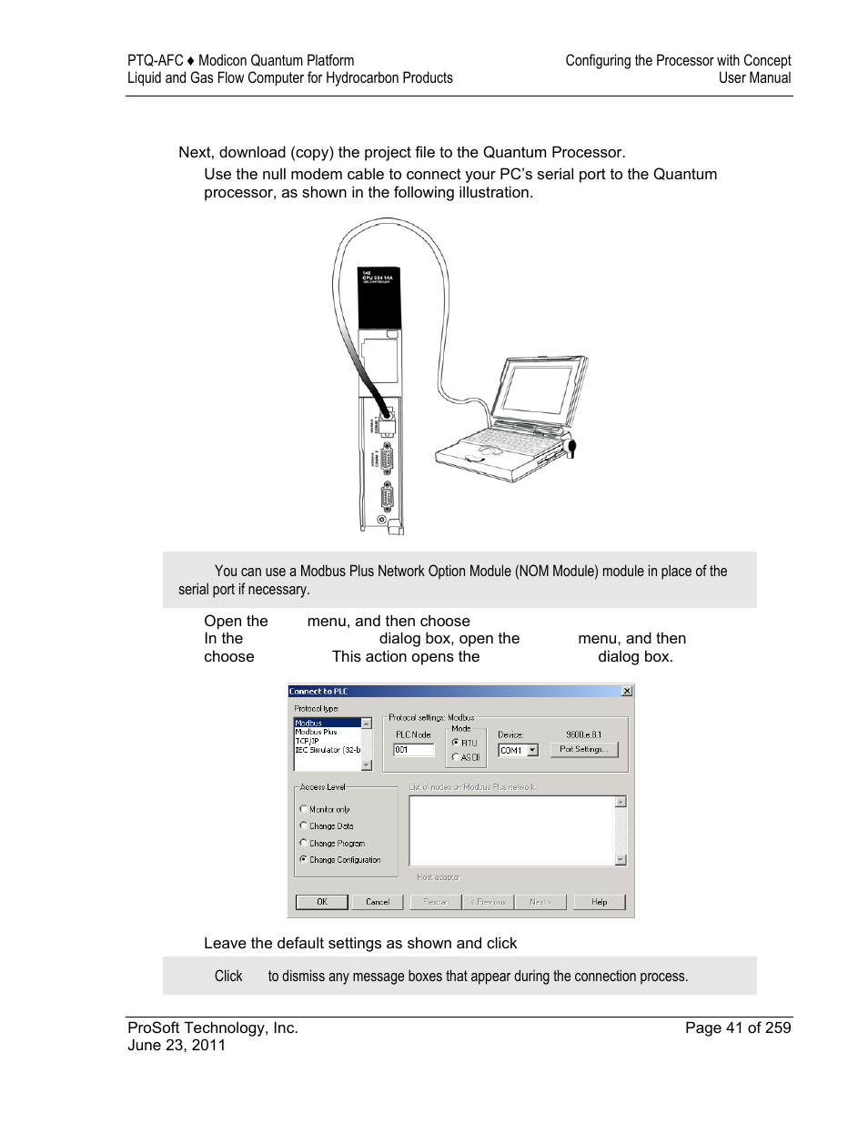 ProSoft Technology PTQ-AFC User Manual | Page 41 / 259