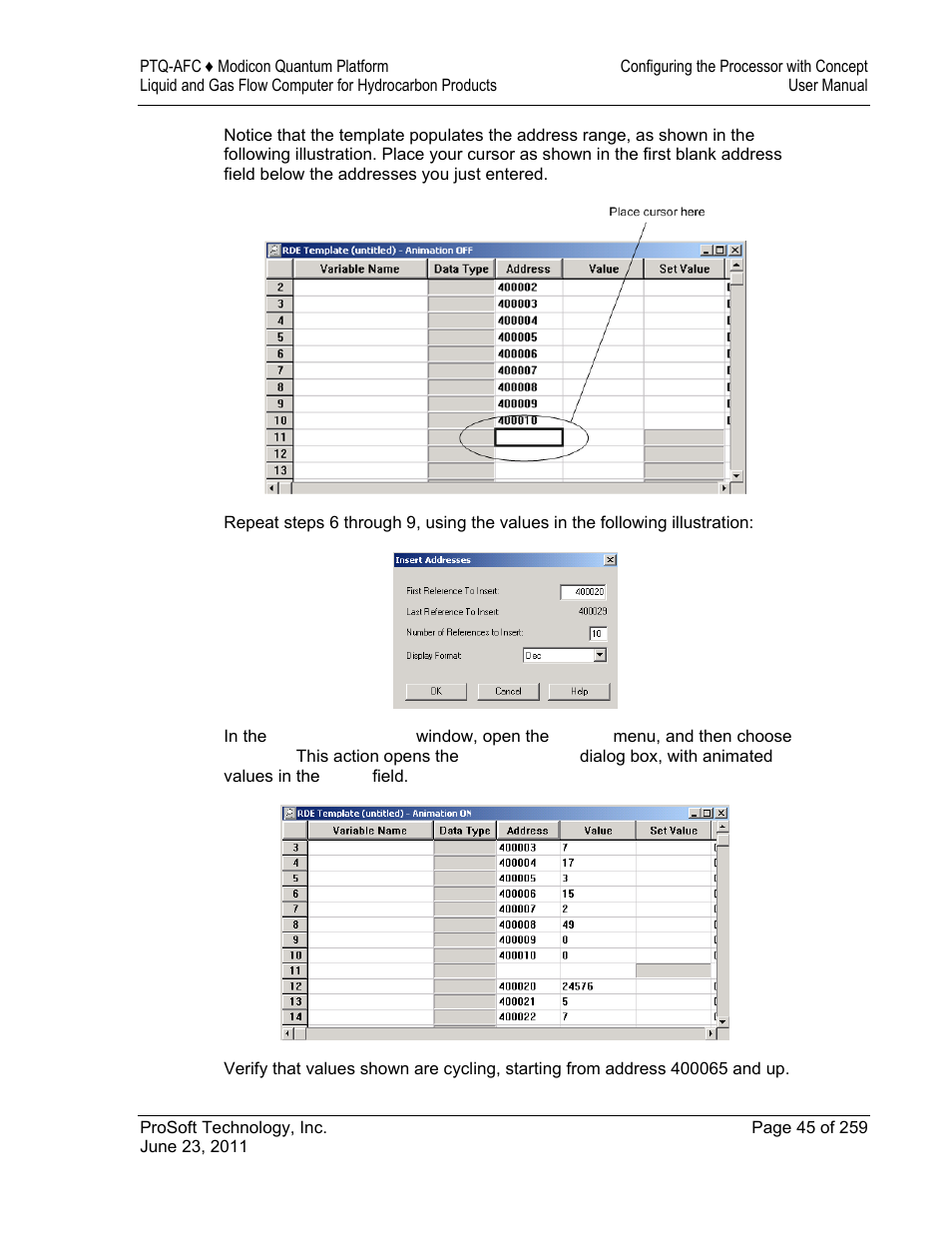 ProSoft Technology PTQ-AFC User Manual | Page 45 / 259