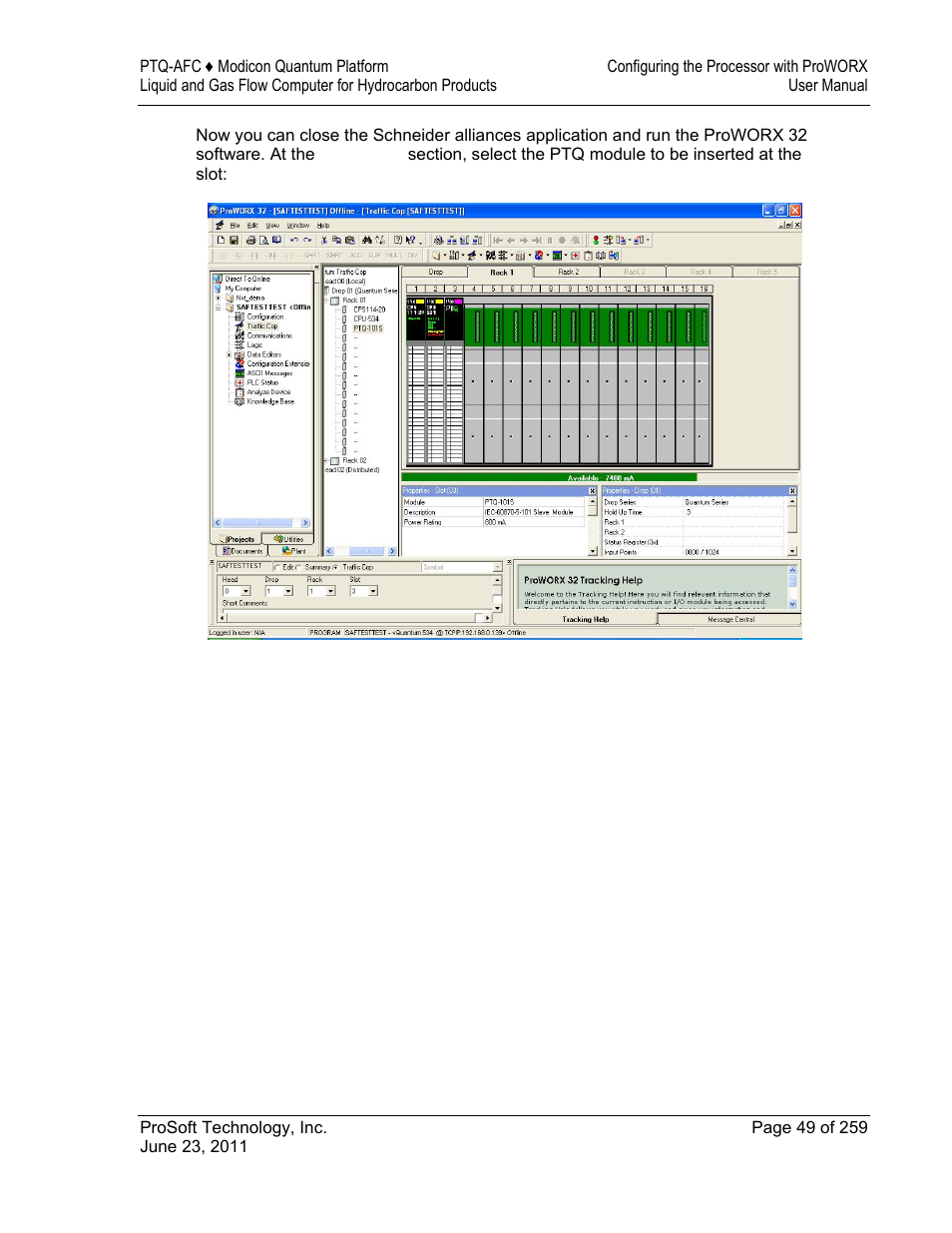 ProSoft Technology PTQ-AFC User Manual | Page 49 / 259