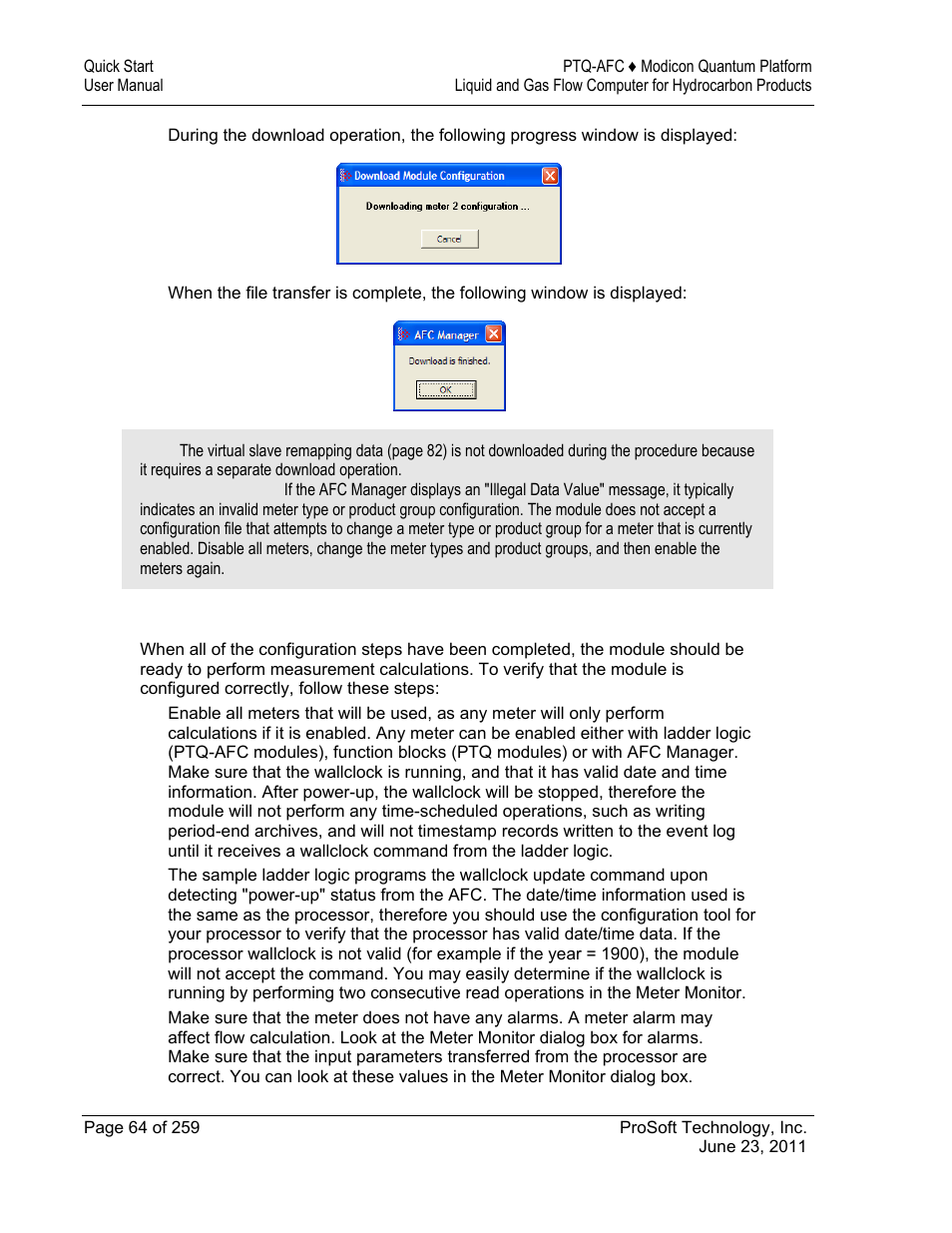 ProSoft Technology PTQ-AFC User Manual | Page 64 / 259