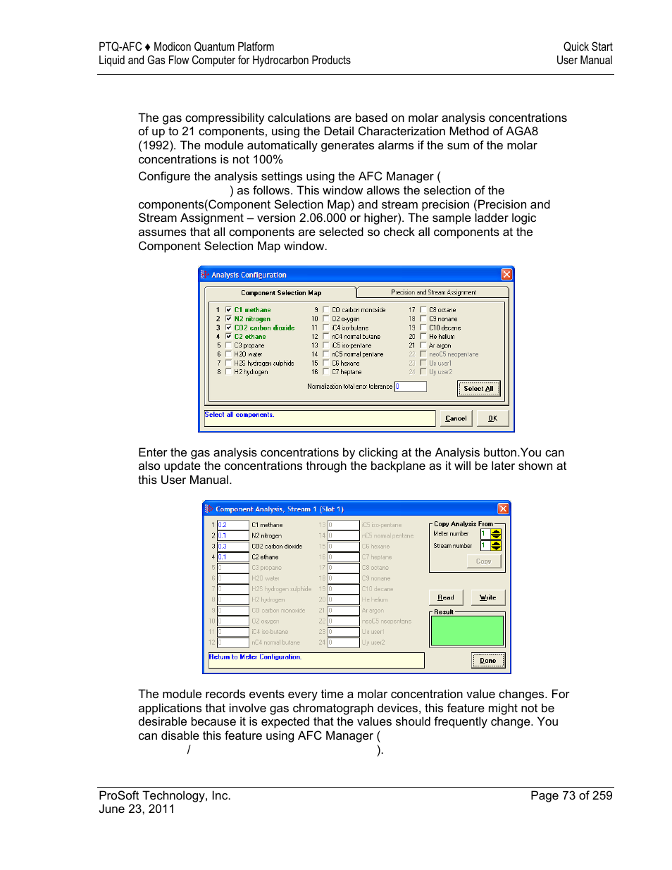 ProSoft Technology PTQ-AFC User Manual | Page 73 / 259