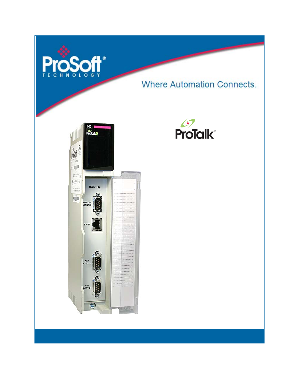 ProSoft Technology PTQ-104S User Manual | 201 pages
