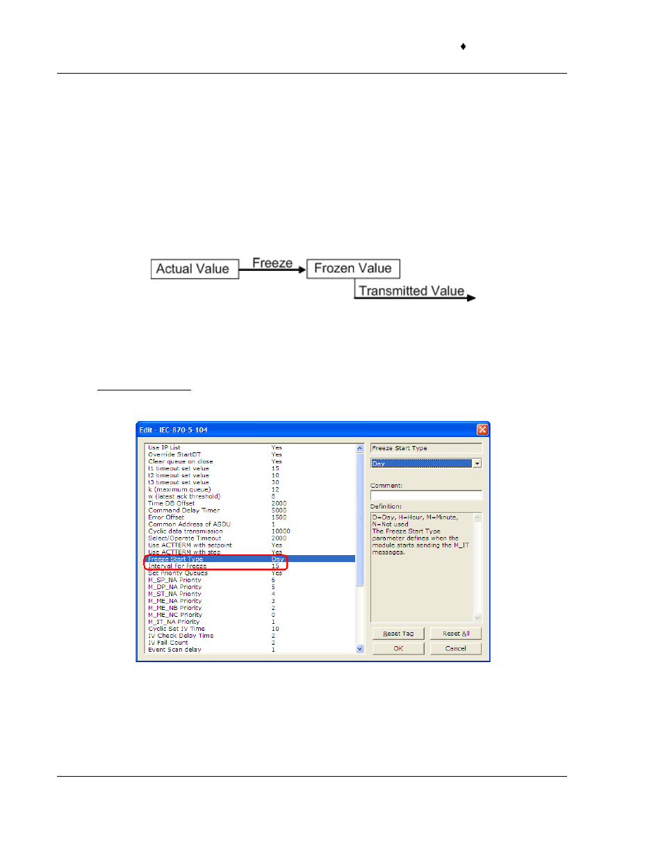 Counter points, Freeze start type | ProSoft Technology PTQ-104S User Manual | Page 142 / 201