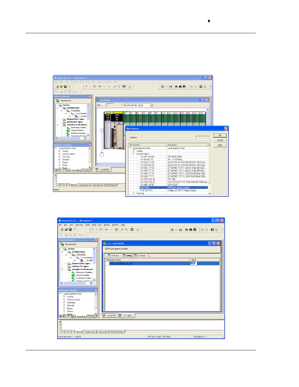 2 add the ptq module to the project, Add the ptq module to the project | ProSoft Technology PTQ-104S User Manual | Page 24 / 201