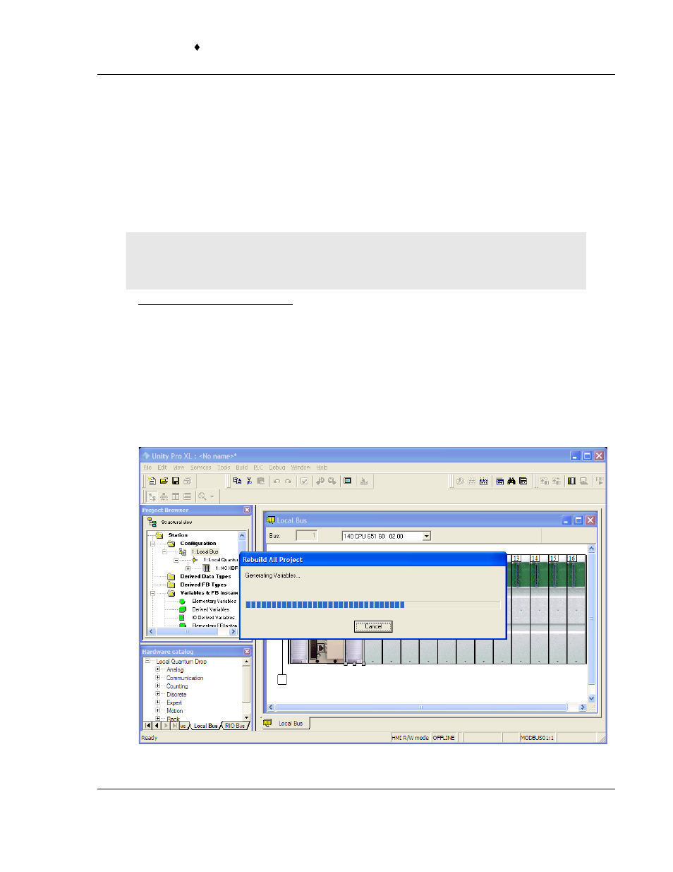 3 build the project, Build the project | ProSoft Technology PTQ-104S User Manual | Page 25 / 201