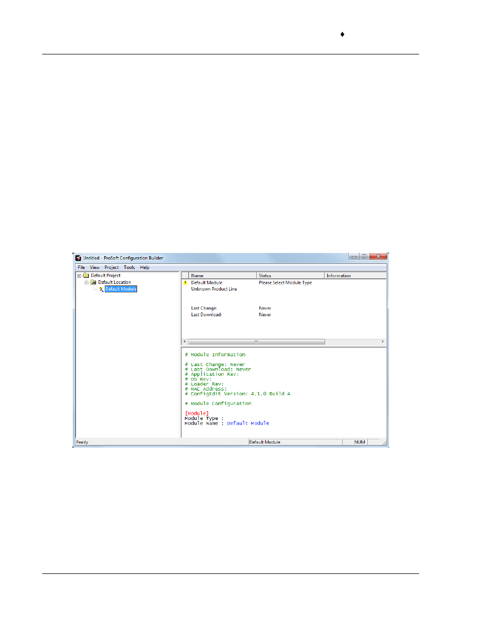 1 using prosoft configuration builder, 1 setting up the project, Using prosoft configuration builder | ProSoft Technology PTQ-104S User Manual | Page 50 / 201