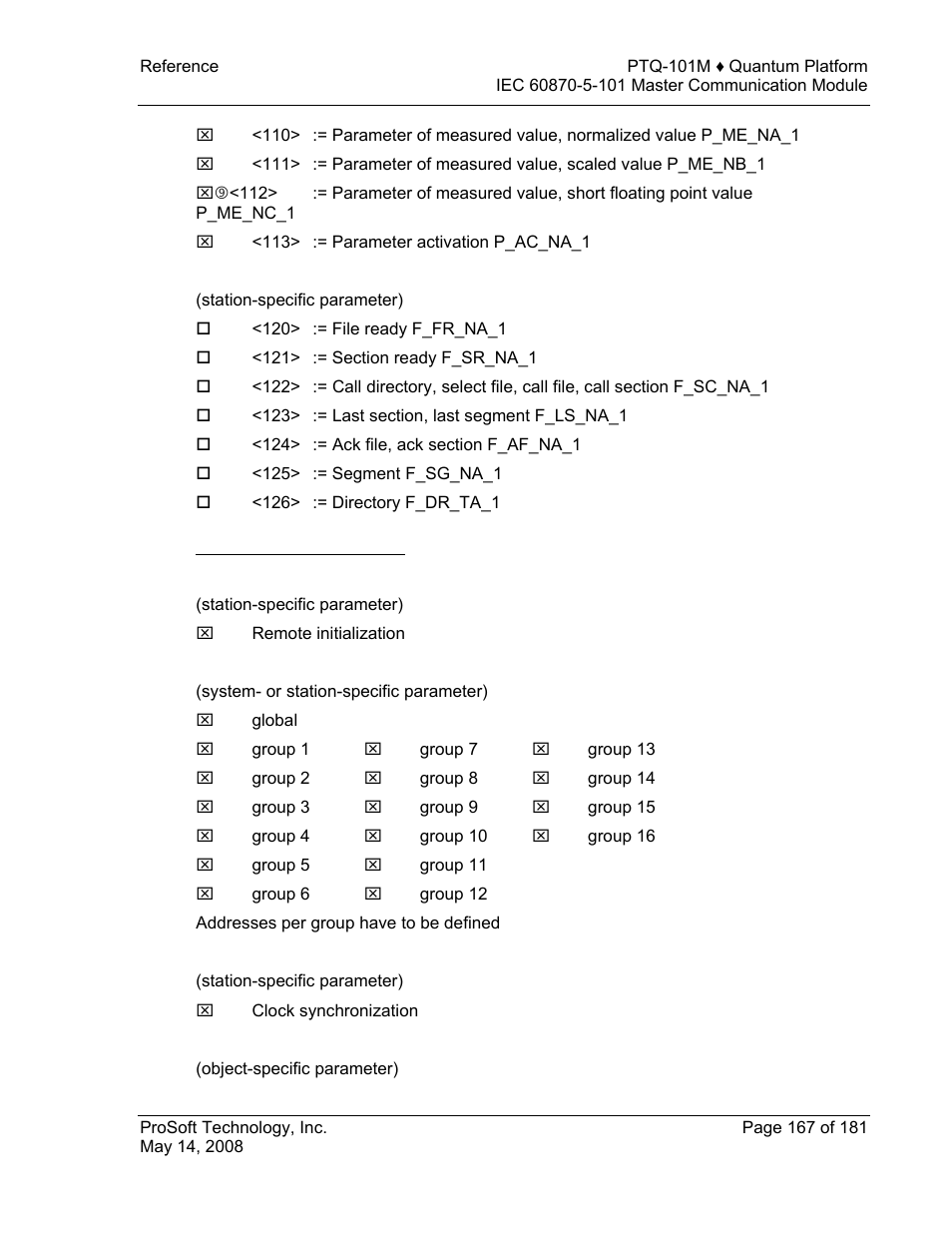 Basic application functions | ProSoft Technology PTQ-101M User Manual | Page 167 / 181