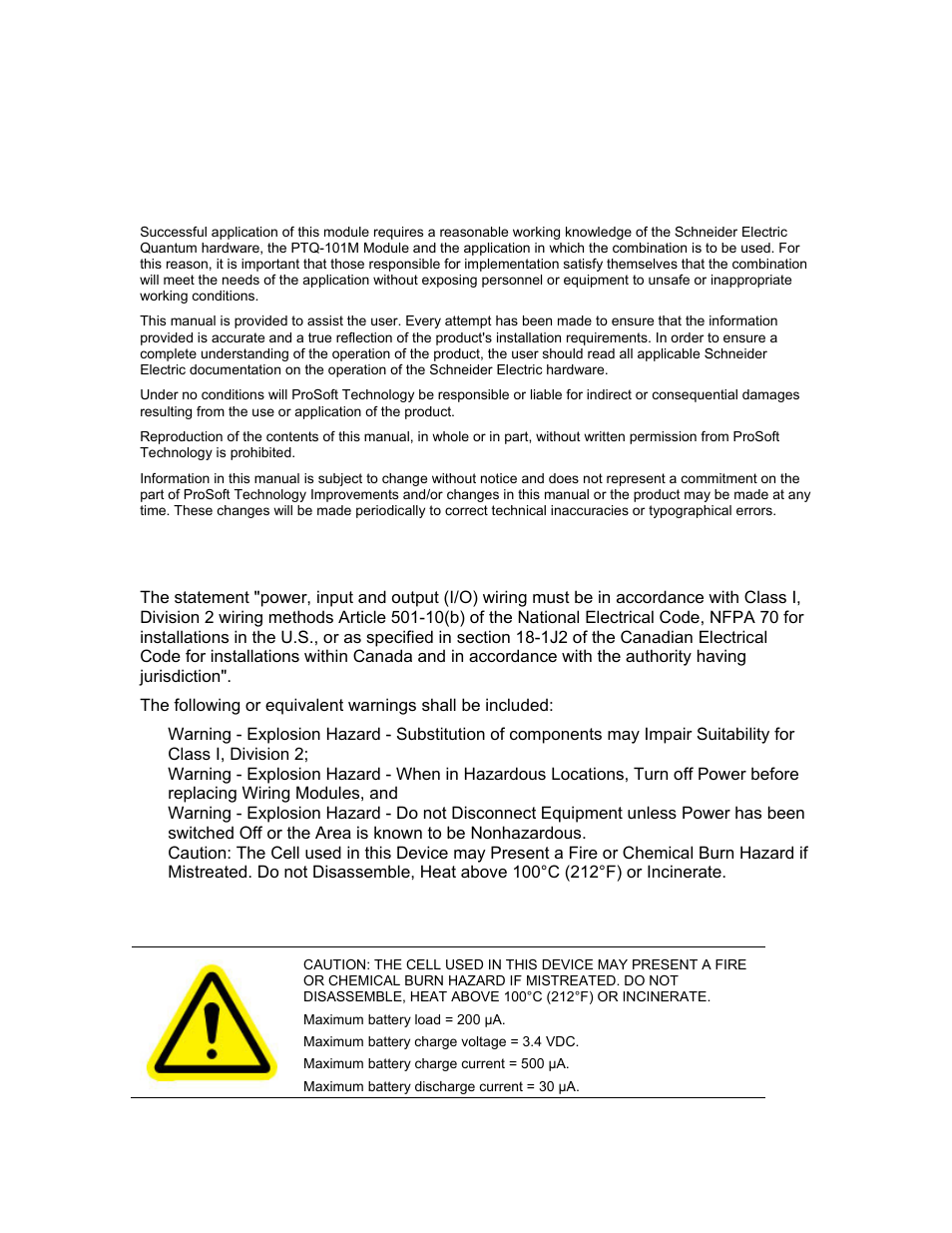 Please read this notice | ProSoft Technology PTQ-101M User Manual | Page 2 / 181