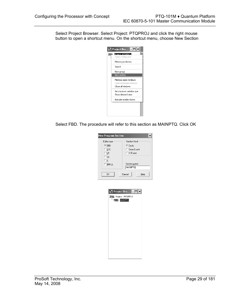 ProSoft Technology PTQ-101M User Manual | Page 29 / 181