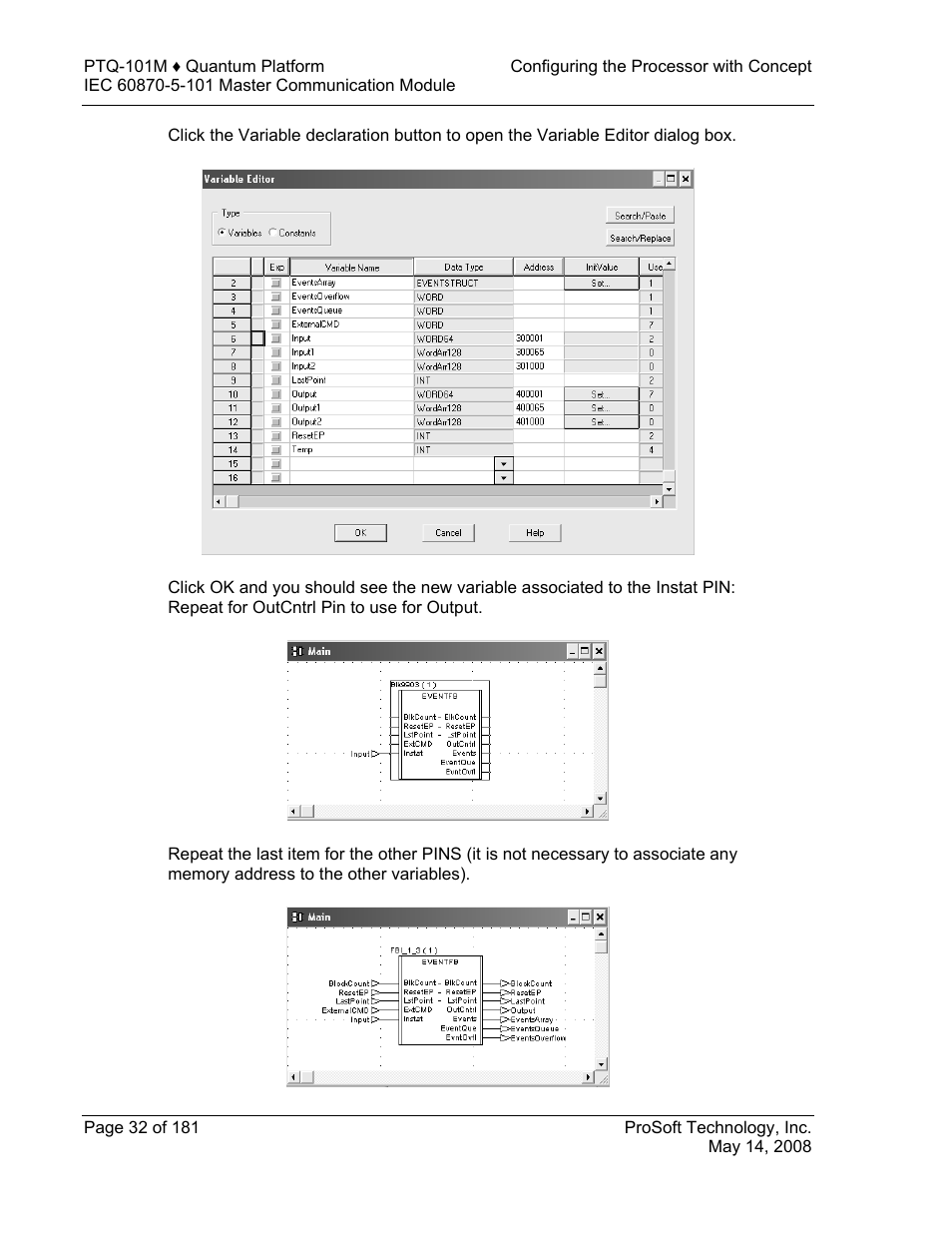 ProSoft Technology PTQ-101M User Manual | Page 32 / 181