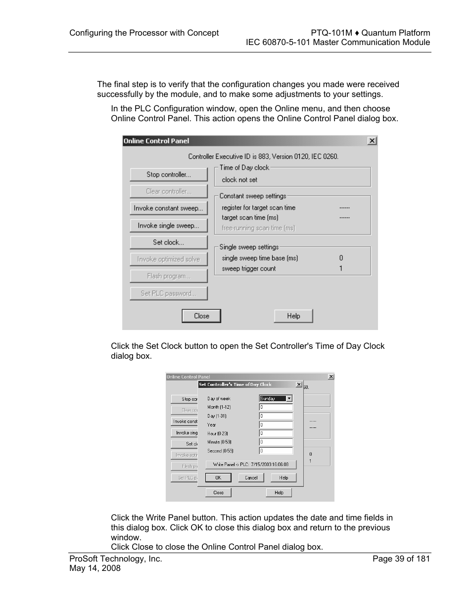 Verify successful download, Verify, Successful download | ProSoft Technology PTQ-101M User Manual | Page 39 / 181