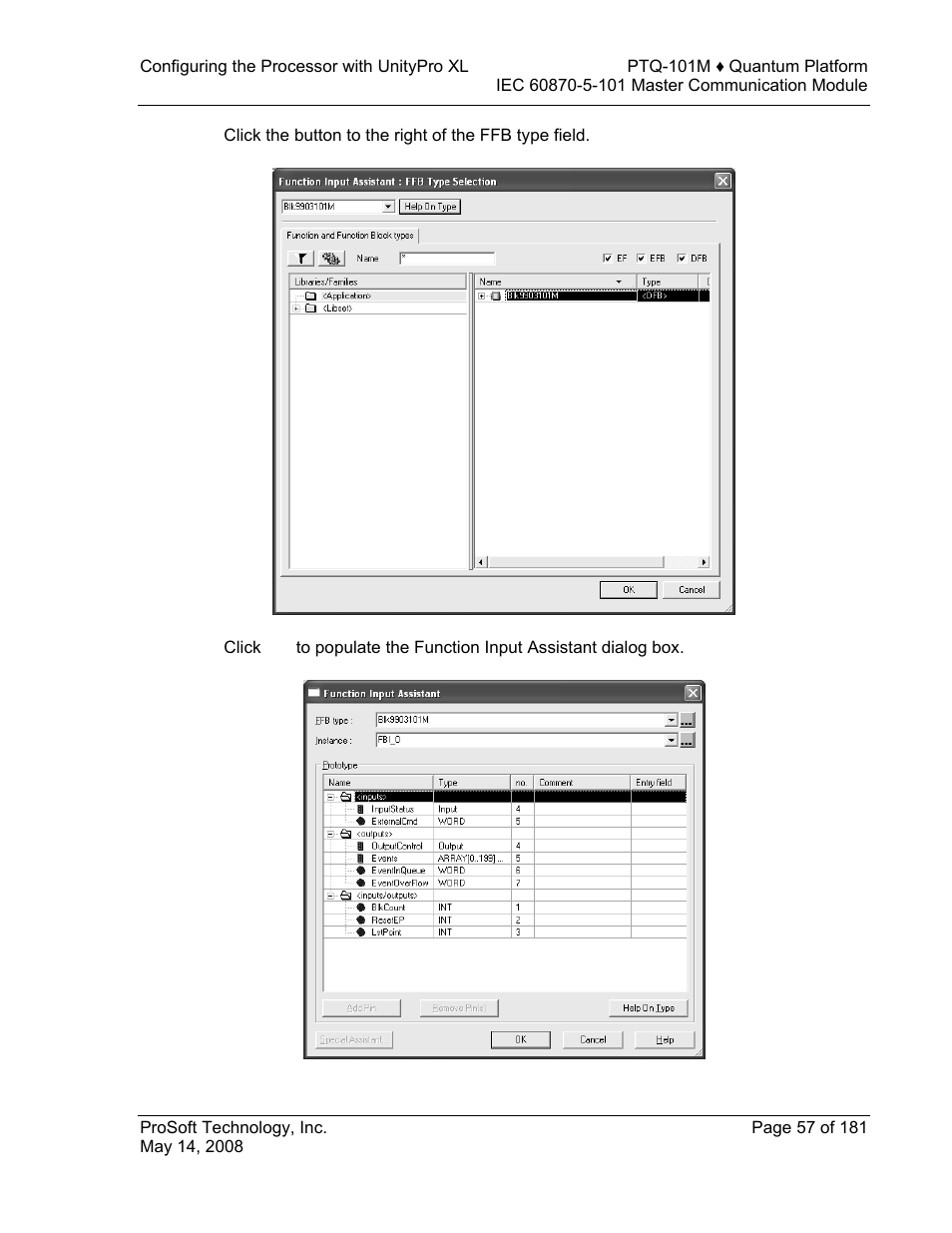 ProSoft Technology PTQ-101M User Manual | Page 57 / 181