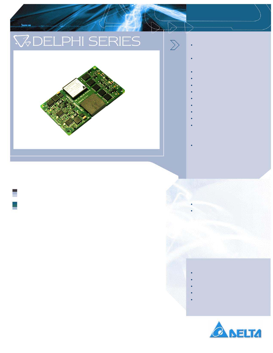 Delta Electronics Q48DM User Manual | 2 pages