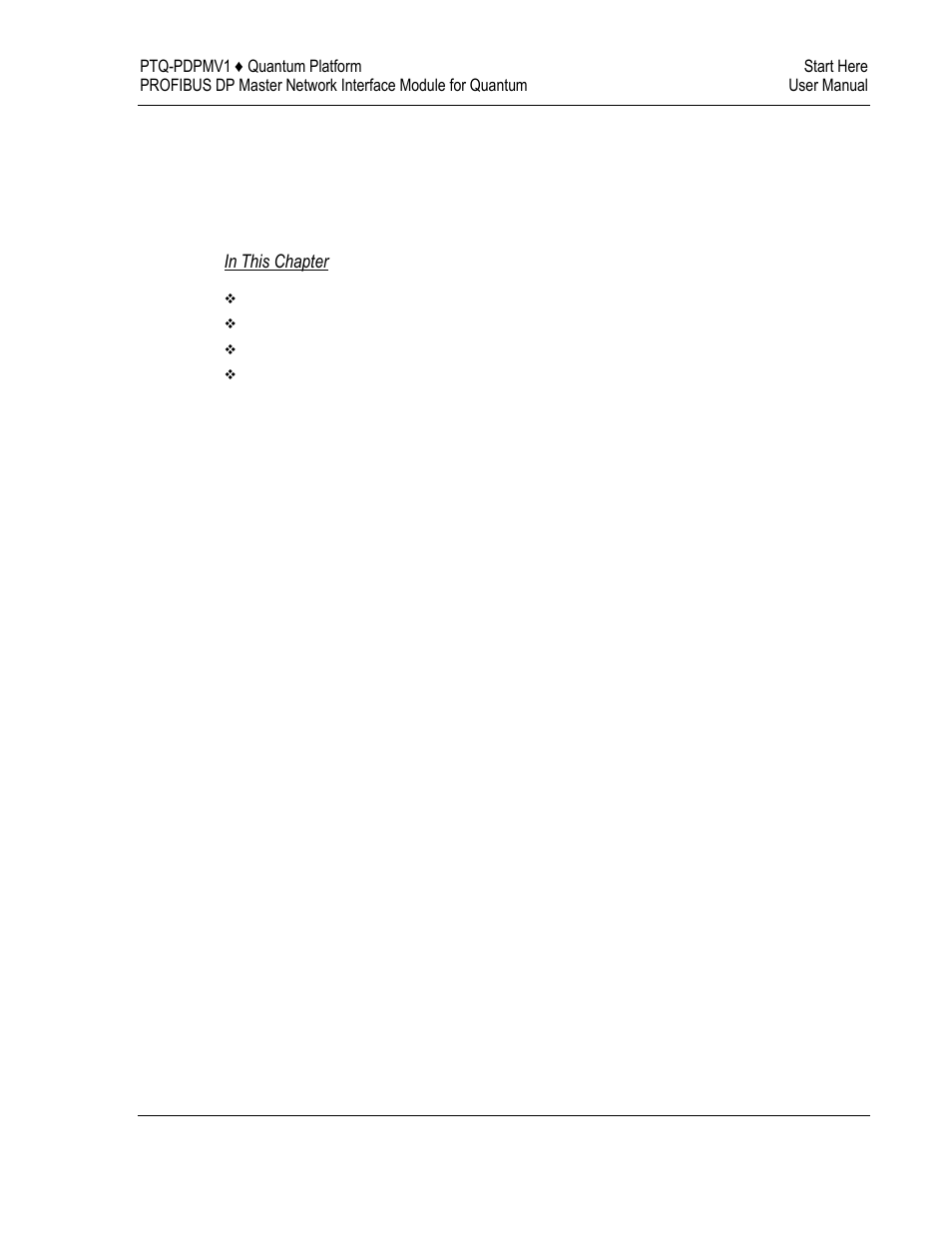 1start here | ProSoft Technology PTQ-PDPMV1 User Manual | Page 13 / 306
