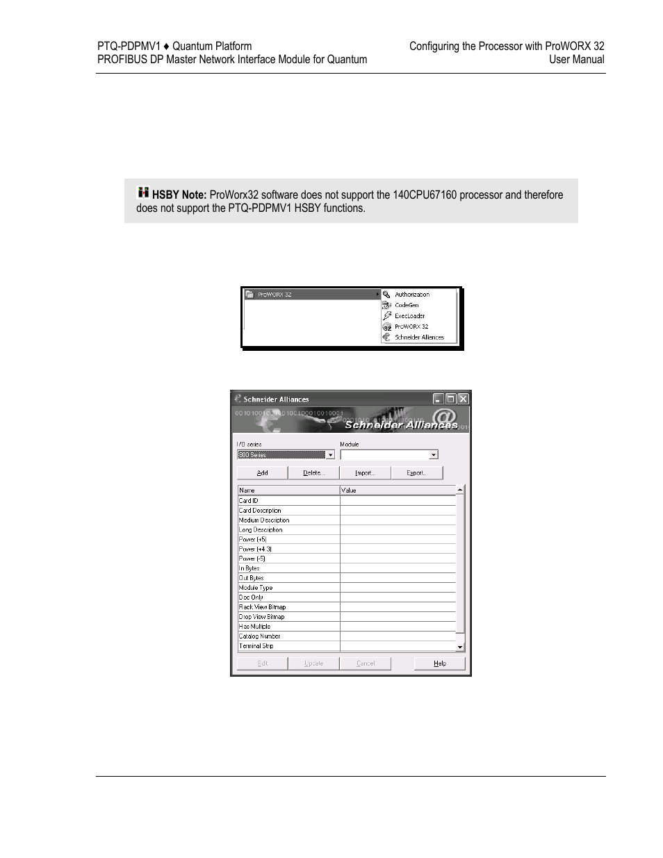 5configuring the processor with proworx 32 | ProSoft Technology PTQ-PDPMV1 User Manual | Page 147 / 306