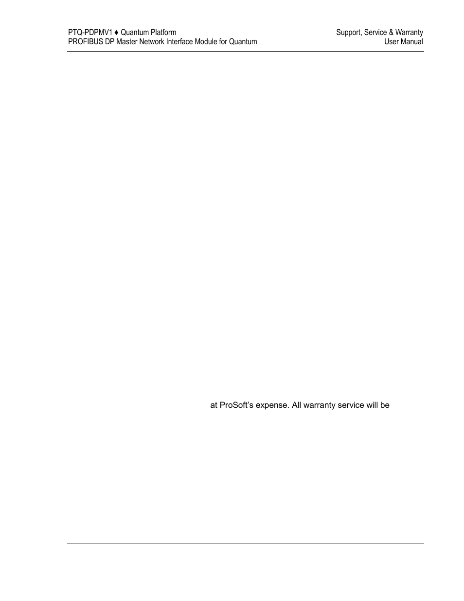 Limited warranty | ProSoft Technology PTQ-PDPMV1 User Manual | Page 297 / 306