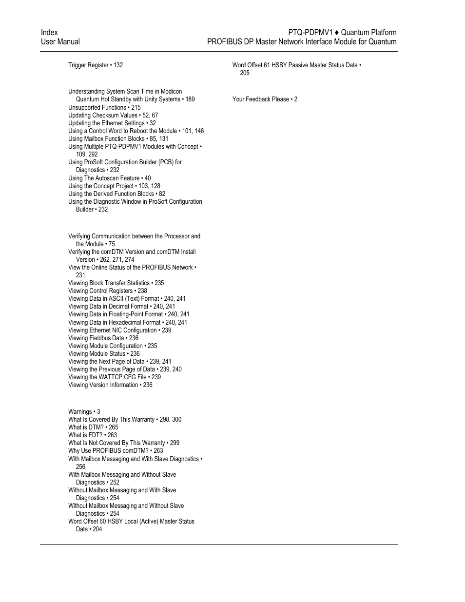 ProSoft Technology PTQ-PDPMV1 User Manual | Page 306 / 306