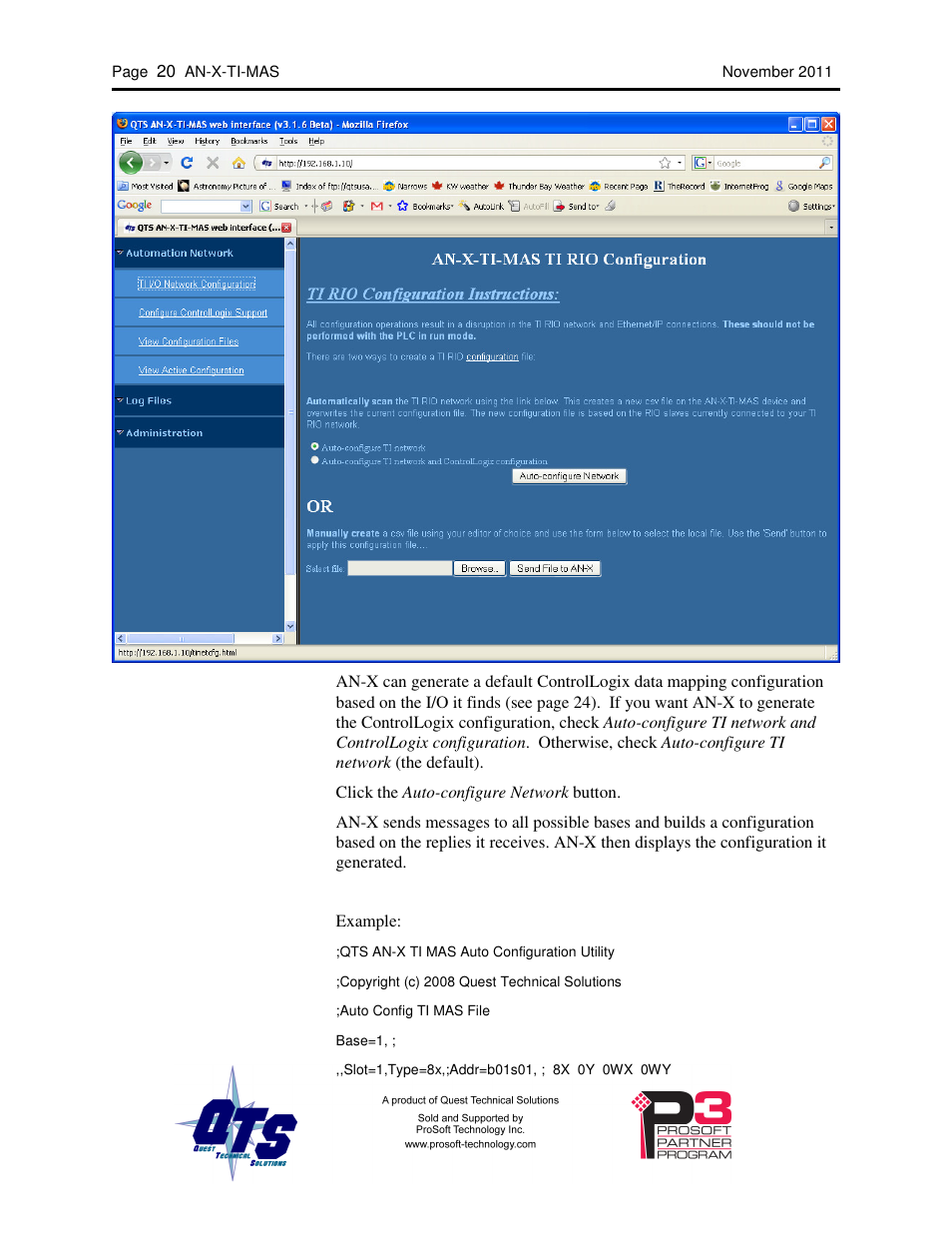 ProSoft Technology AN-X-TI User Manual | Page 24 / 73
