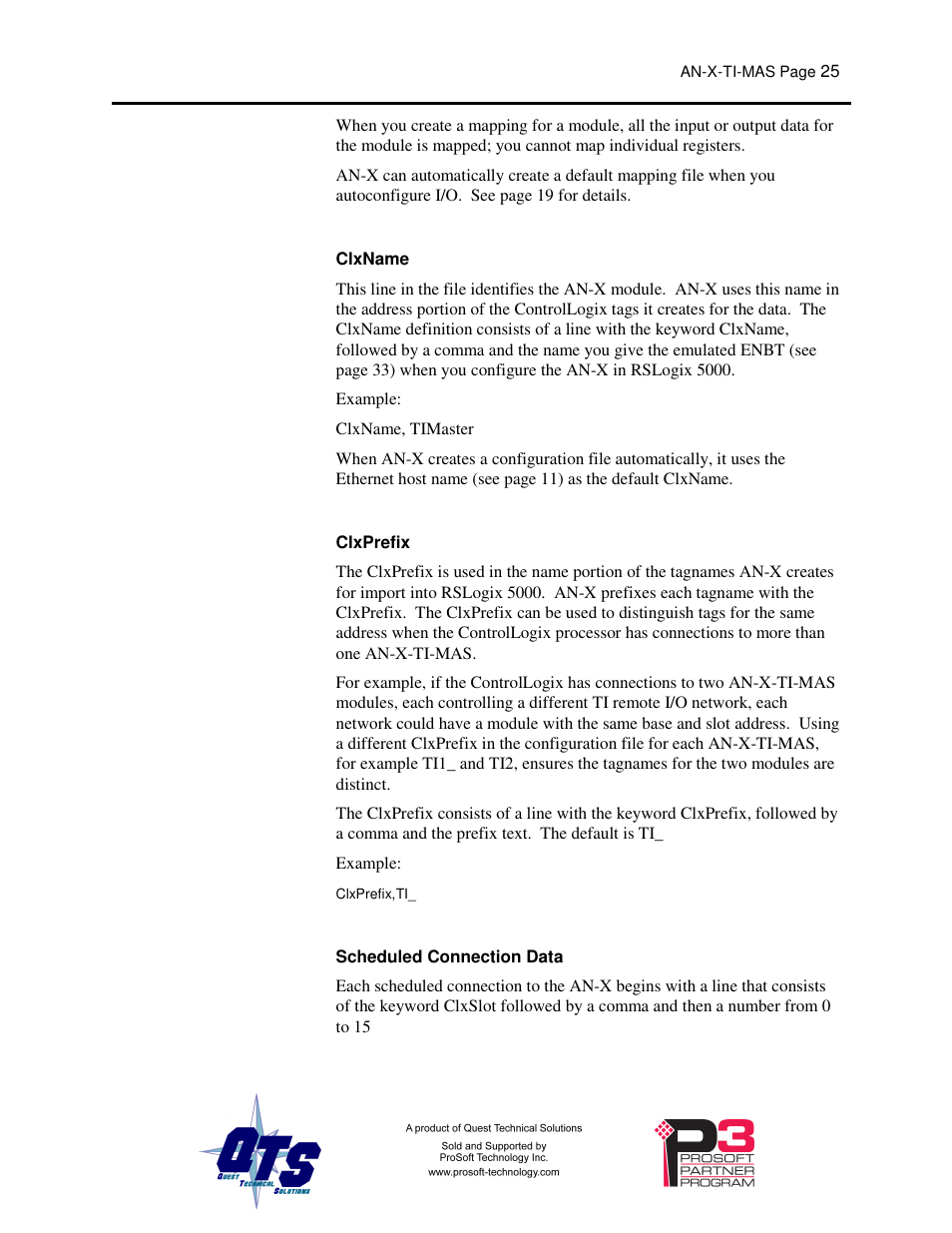 ProSoft Technology AN-X-TI User Manual | Page 29 / 73