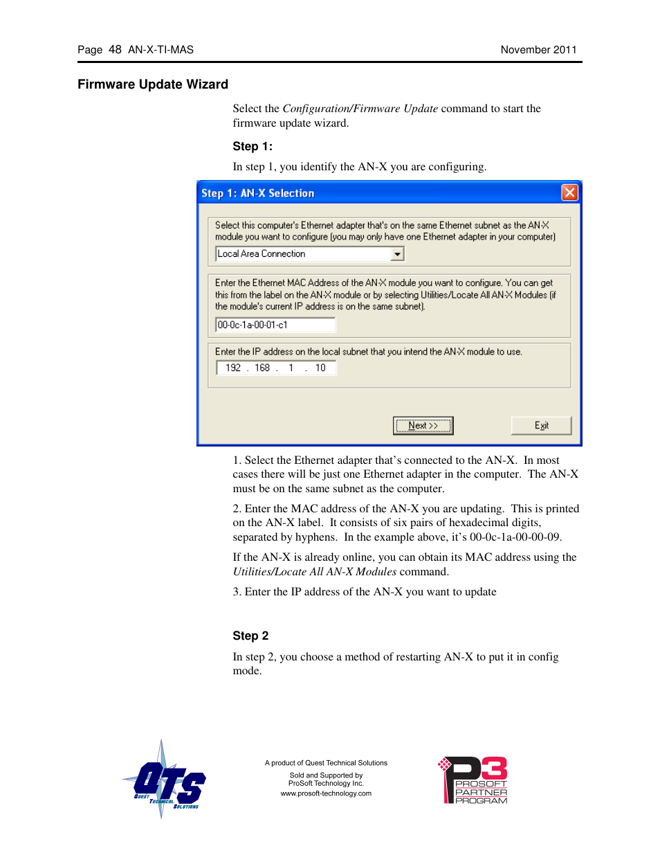 ProSoft Technology AN-X-TI User Manual | Page 52 / 73
