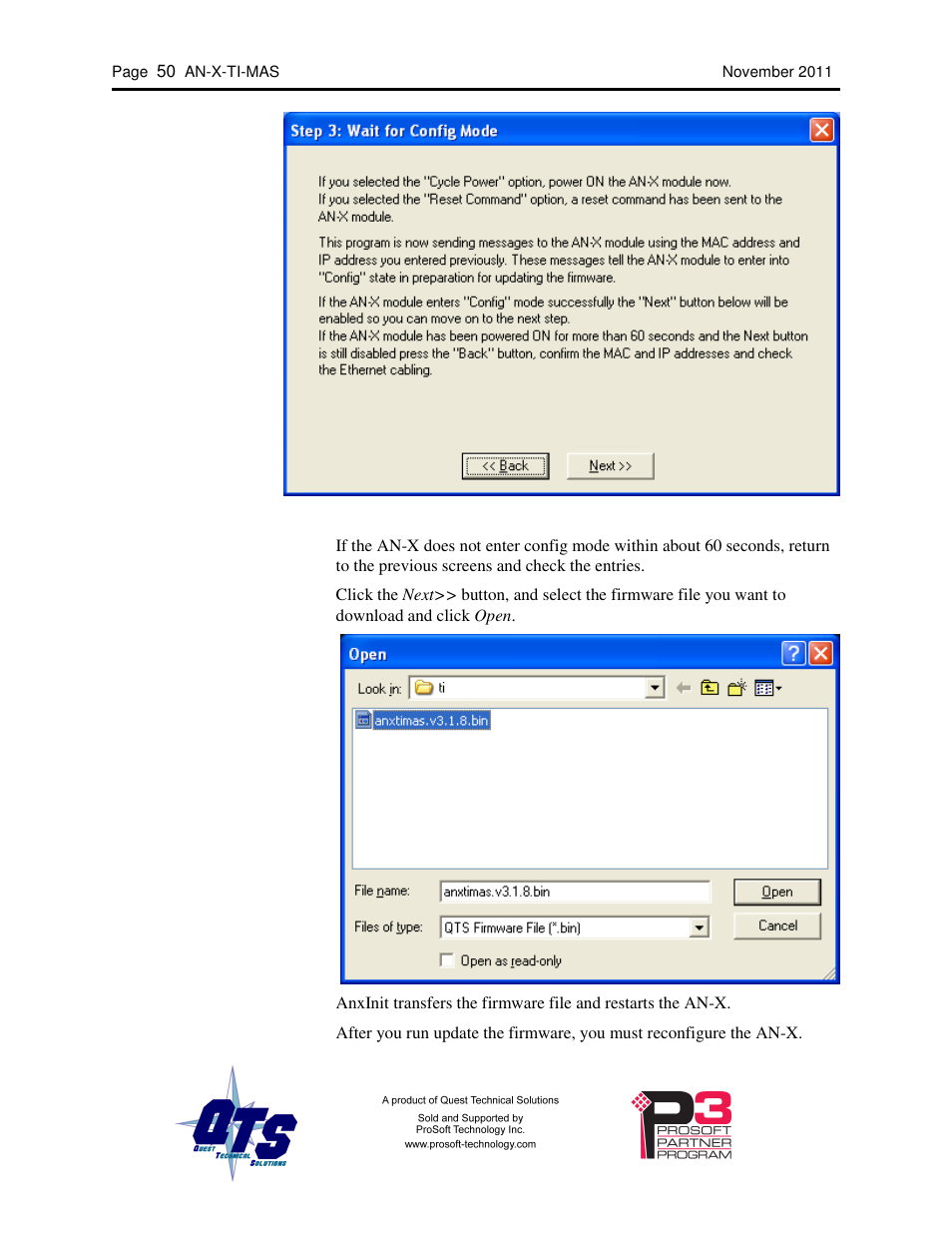 ProSoft Technology AN-X-TI User Manual | Page 54 / 73