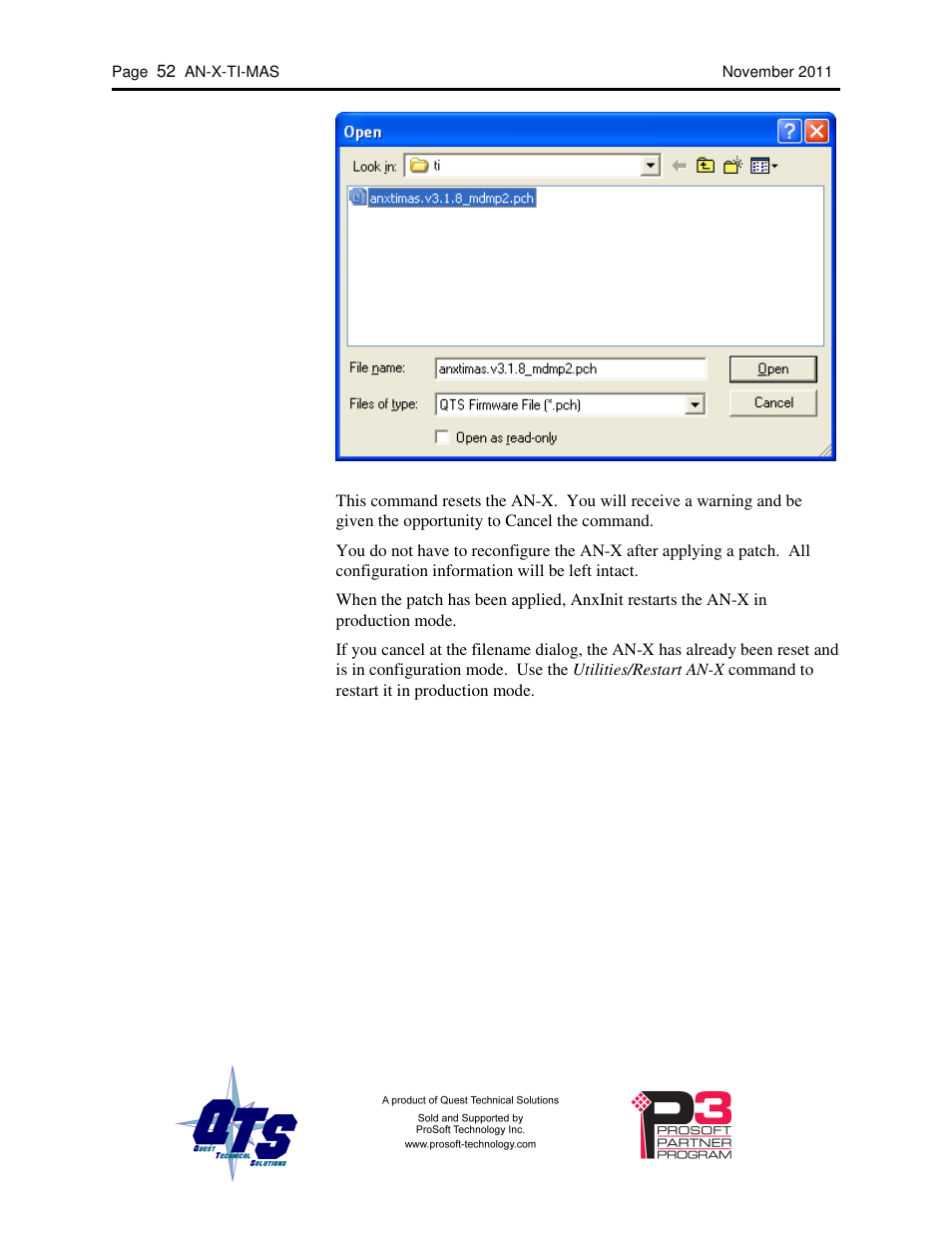 ProSoft Technology AN-X-TI User Manual | Page 56 / 73