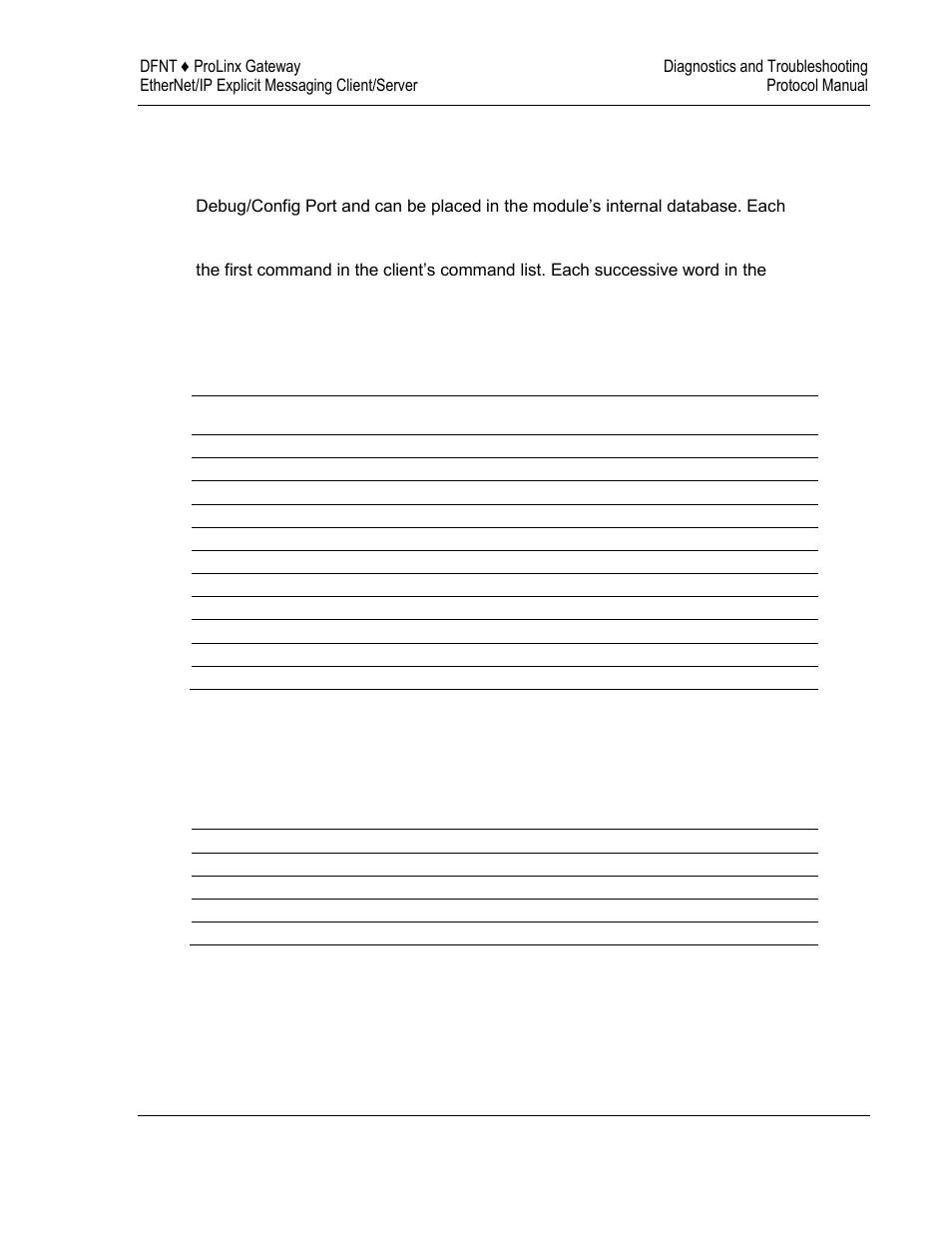 Ethernet/ip client command list error data | ProSoft Technology 5204-DFNT-PDPMV1 User Manual | Page 61 / 124