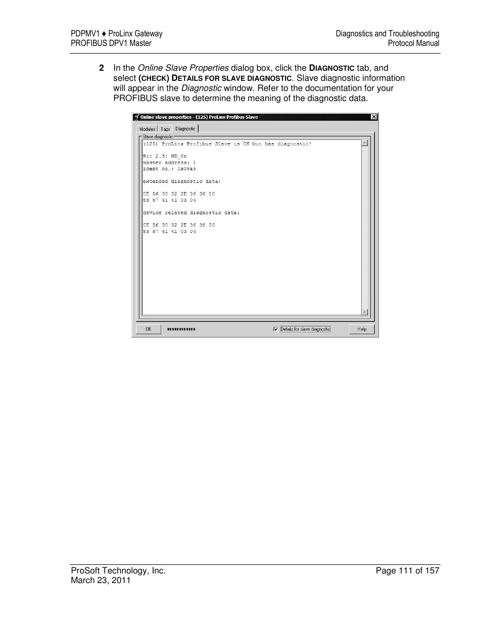 ProSoft Technology 5204-DFNT-PDPMV1 User Manual | Page 111 / 157