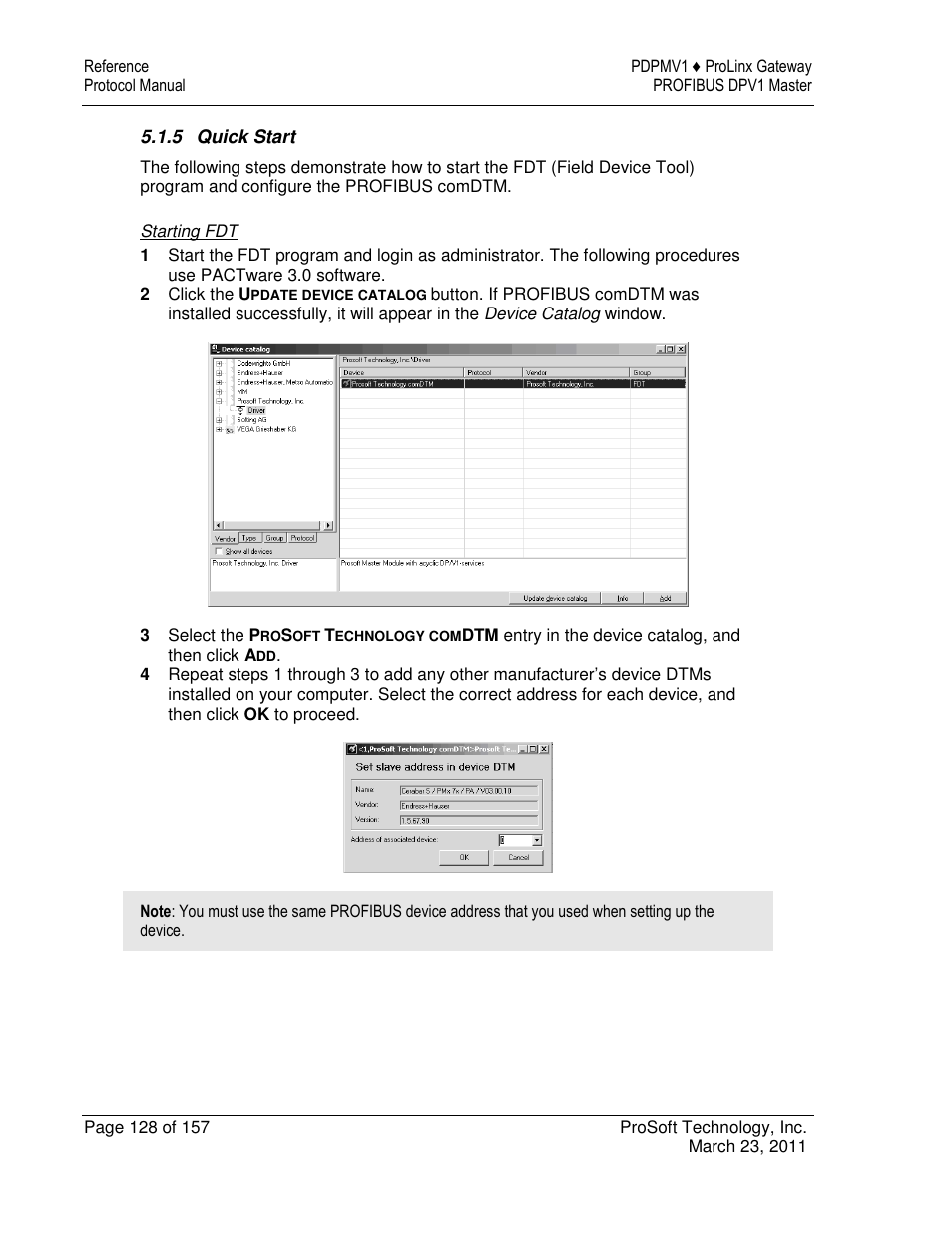 ProSoft Technology 5204-DFNT-PDPMV1 User Manual | Page 128 / 157