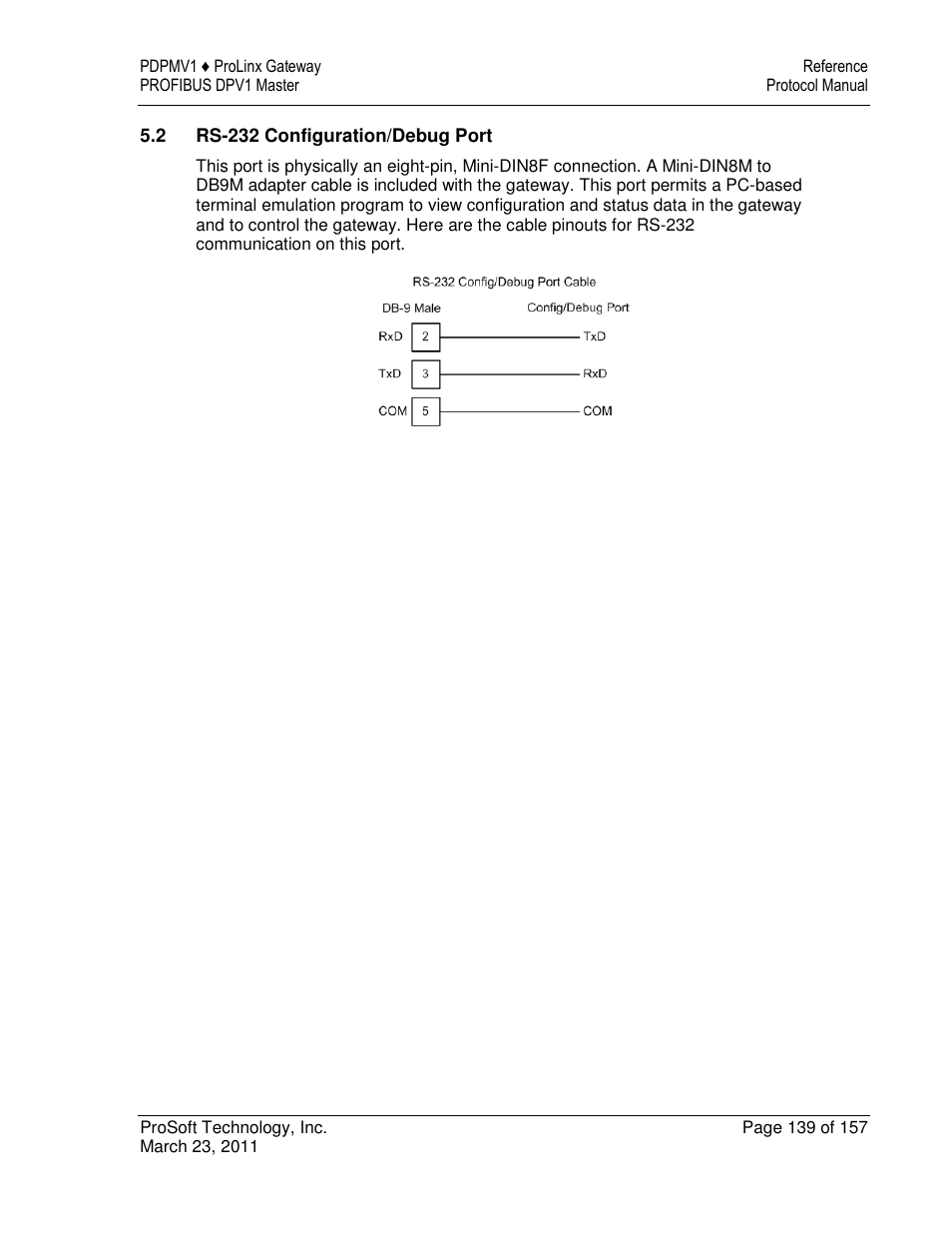 ProSoft Technology 5204-DFNT-PDPMV1 User Manual | Page 139 / 157