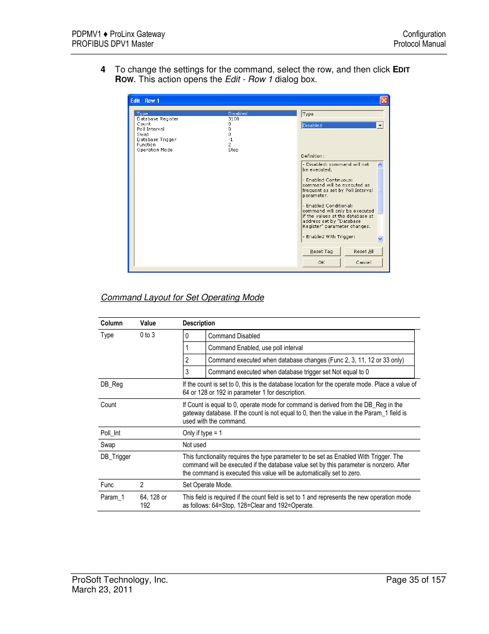 ProSoft Technology 5204-DFNT-PDPMV1 User Manual | Page 35 / 157