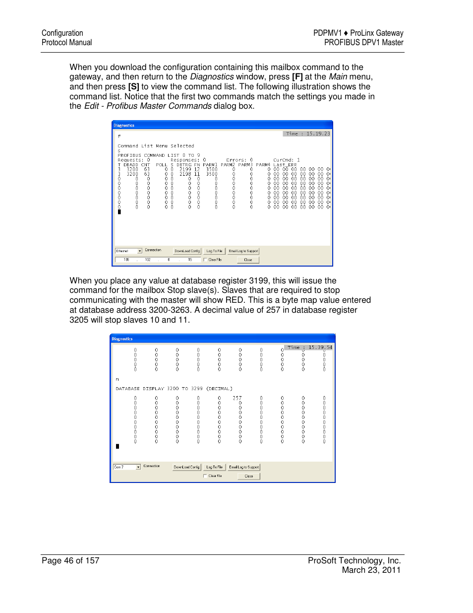 ProSoft Technology 5204-DFNT-PDPMV1 User Manual | Page 46 / 157