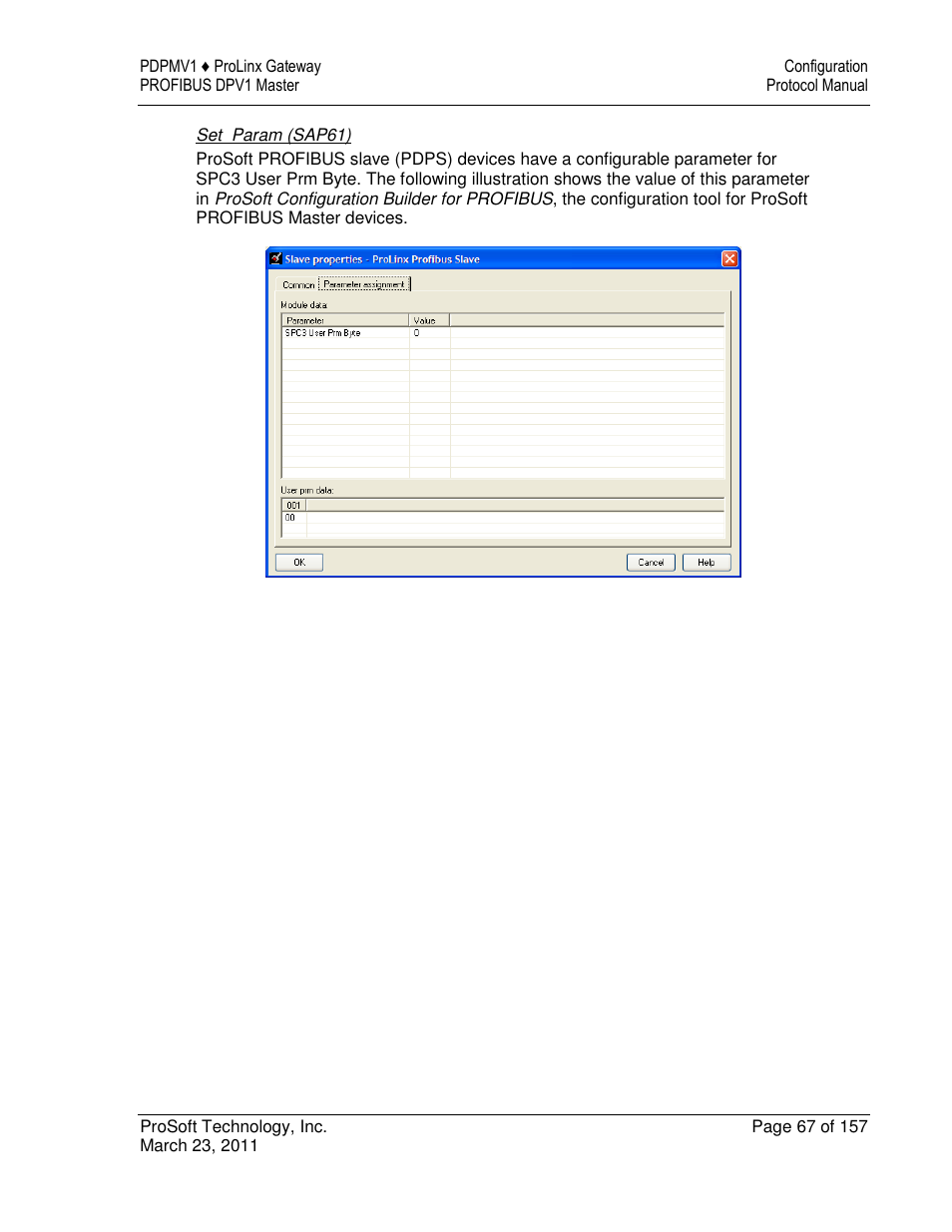 ProSoft Technology 5204-DFNT-PDPMV1 User Manual | Page 67 / 157