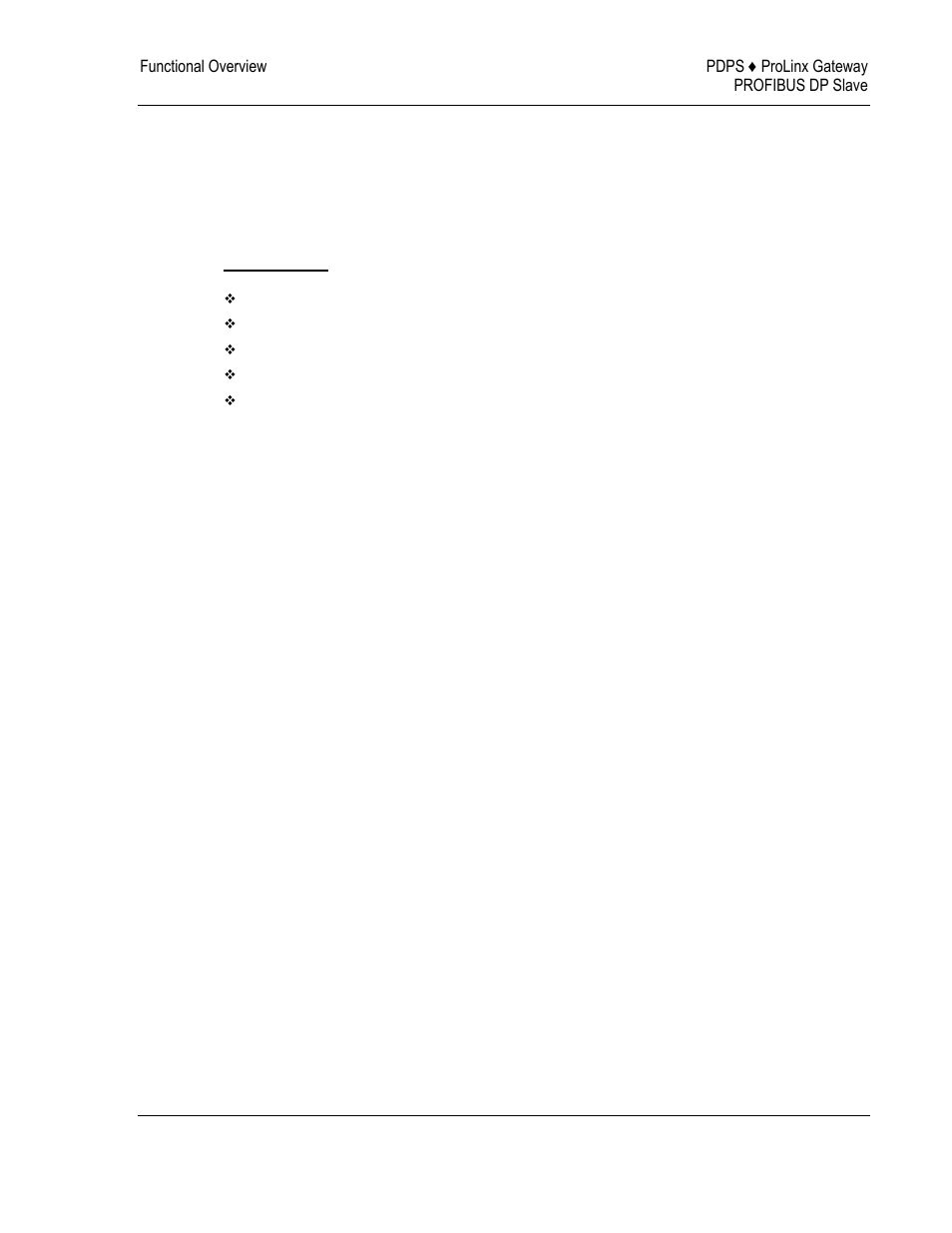 Functional overview, About the profibus protocol, 2 functional overview | ProSoft Technology 5205-DFNT-PDPS User Manual | Page 15 / 61